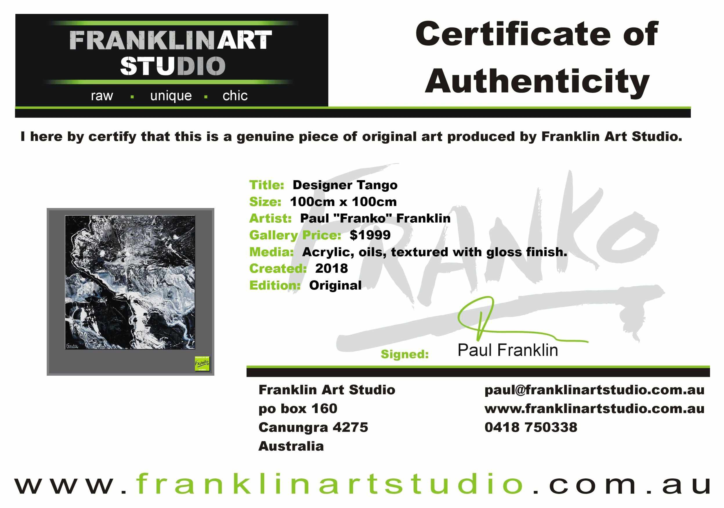 Designer Tango 100cm x 100cm White Black Textured Abstract Painting (SOLD)-Abstract-[Franko_Artist]-[The_Block]-[Dream_Homes]-[ideas]-[Grand_Designs]-[Art_Lover]-Franklin Art Studio