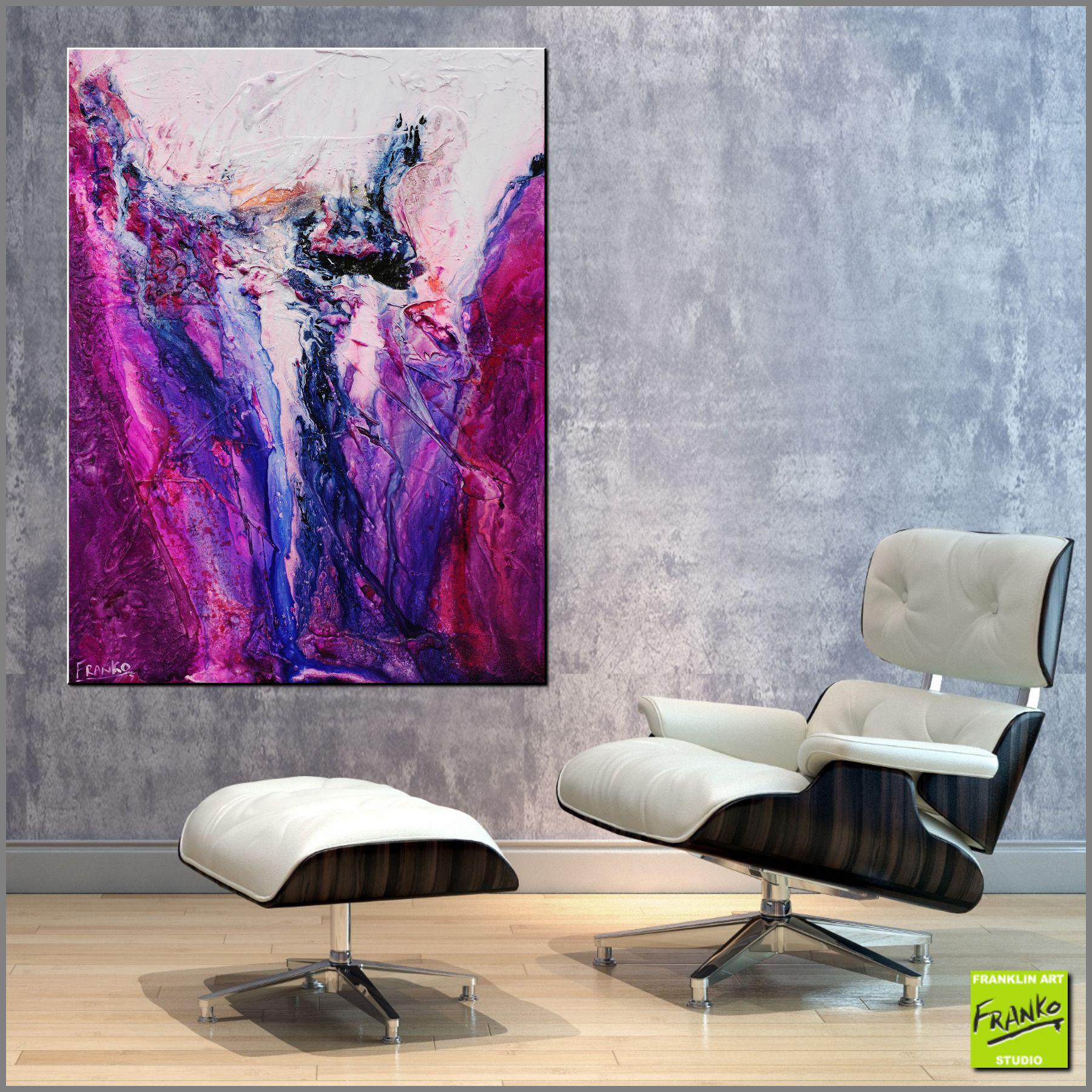 Drama 75cm x 100cm Purple Pink White Textured Abstract Painting (SOLD)-Abstract-[Franko_Artist]-[Australian_artist]-[Gold_Coast]-[Brisbane]-[modern]-[contemporary]-[original]-[Large_artwork]-[The_Block]-[Dream_Homes]-[ideas]-[Grand_Designs]-[Art_Lover]-Franklin Art Studio