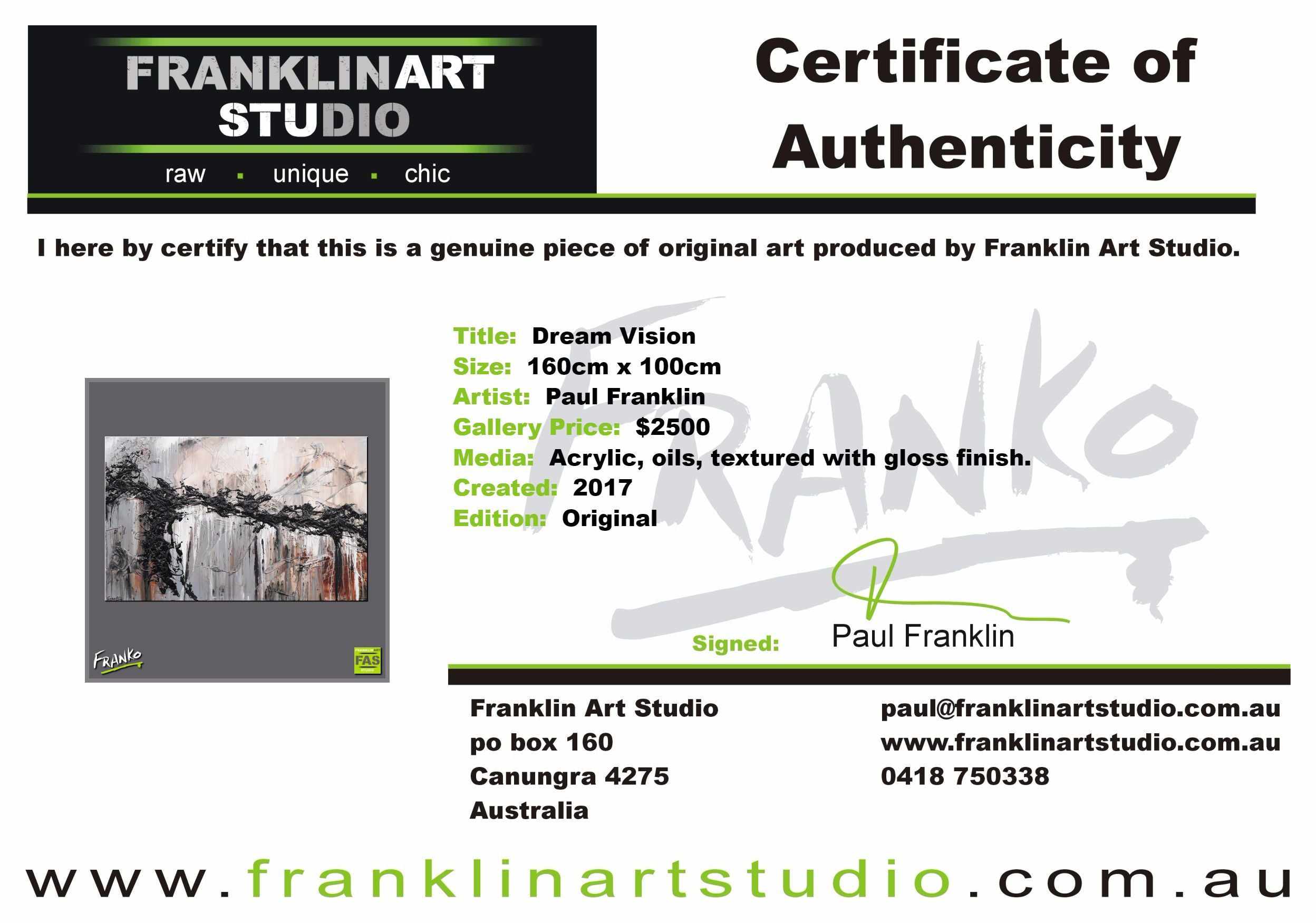 Dream Vision 160cm x 100cm Grey Abstract Painting (SOLD)-abstract-[Franko_Artist]-[The_Block]-[Dream_Homes]-[ideas]-[Grand_Designs]-[Art_Lover]-Franklin Art Studio