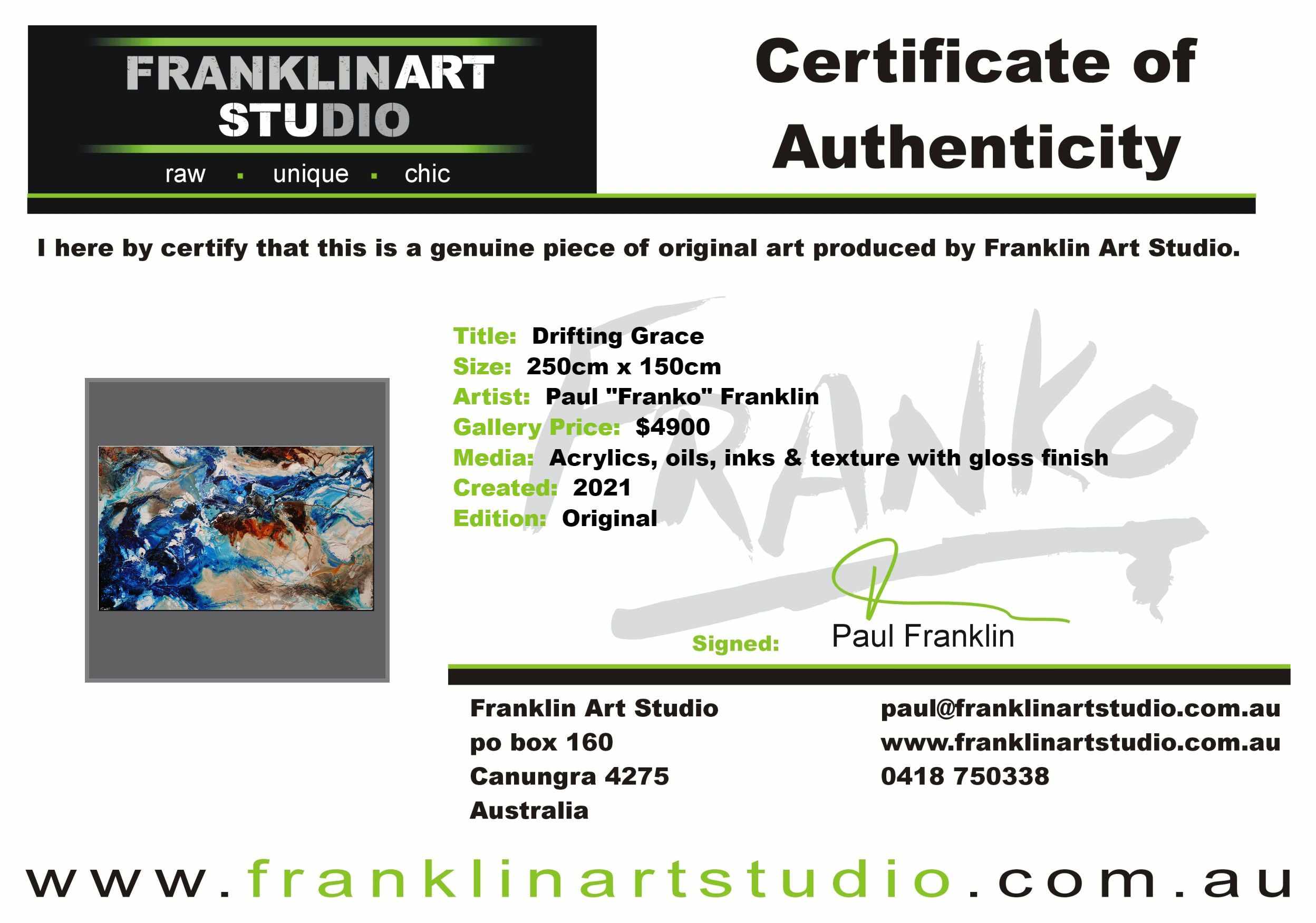 Drifting Grace 250cm x 150cm Blue White Textured Abstract Painting (SOLD)-Abstract-[Franko_Artist]-[The_Block]-[Dream_Homes]-[ideas]-[Grand_Designs]-[Art_Lover]-Franklin Art Studio