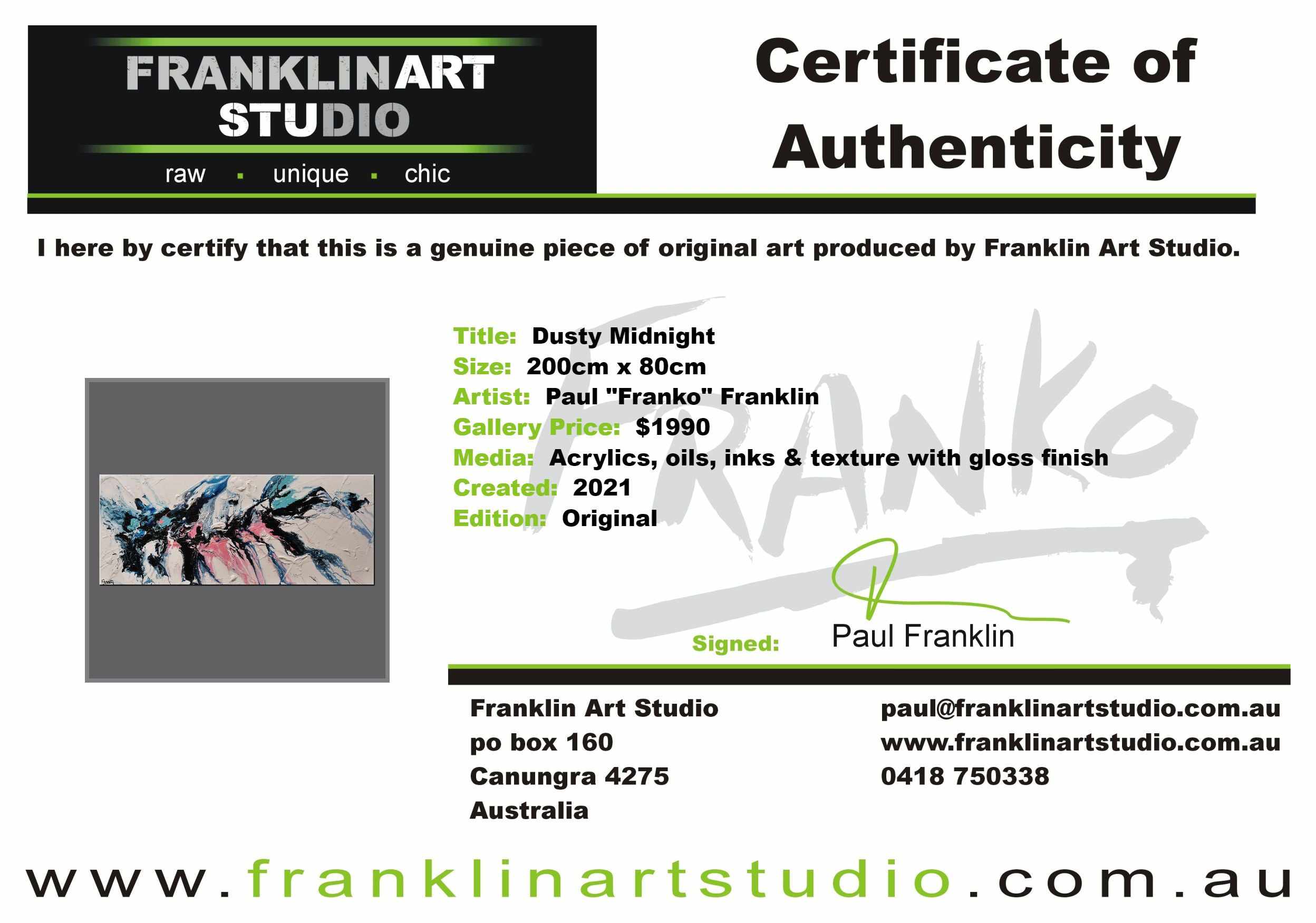 Dusty Midnight 200cm x 80cm White Pink Navy Textured Abstract Painting (SOLD)-Abstract-[Franko_Artist]-[The_Block]-[Dream_Homes]-[ideas]-[Grand_Designs]-[Art_Lover]-Franklin Art Studio