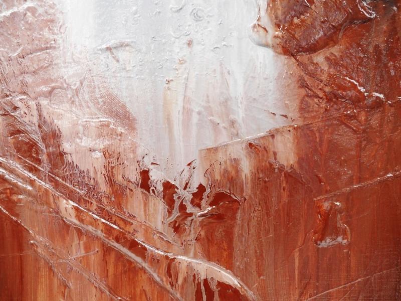 Earthling 160cm x 60cm Brown Abstract Painting (SOLD)