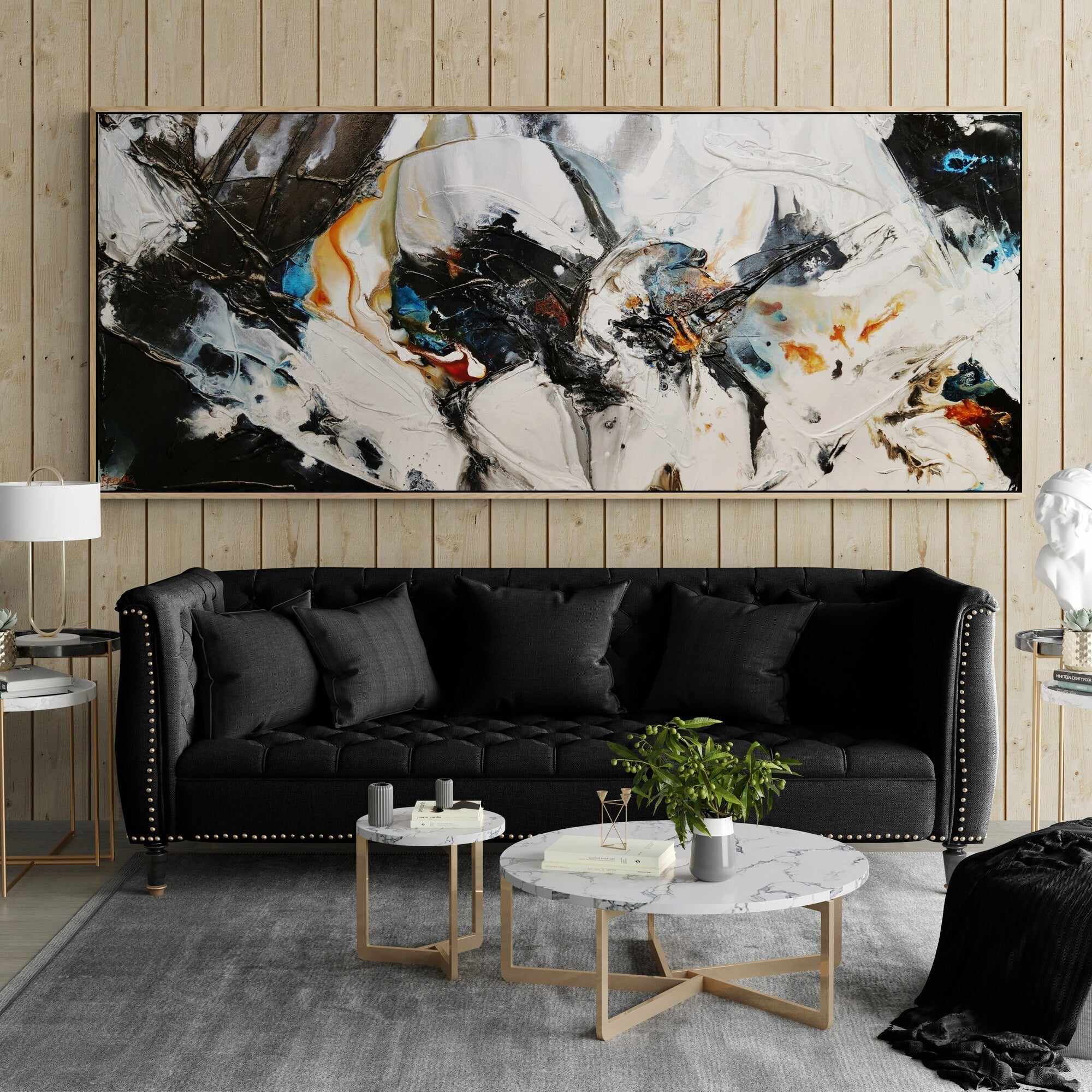 Elevation 240cm x 100cm Black White Rust Textured Abstract Painting (SOLD)-Abstract-[Franko_Artist]-[Australian_artist]-[Gold_Coast]-[Brisbane]-[modern]-[contemporary]-[original]-[Large_artwork]-[The_Block]-[Dream_Homes]-[ideas]-[Grand_Designs]-[Art_Lover]-Franklin Art Studio