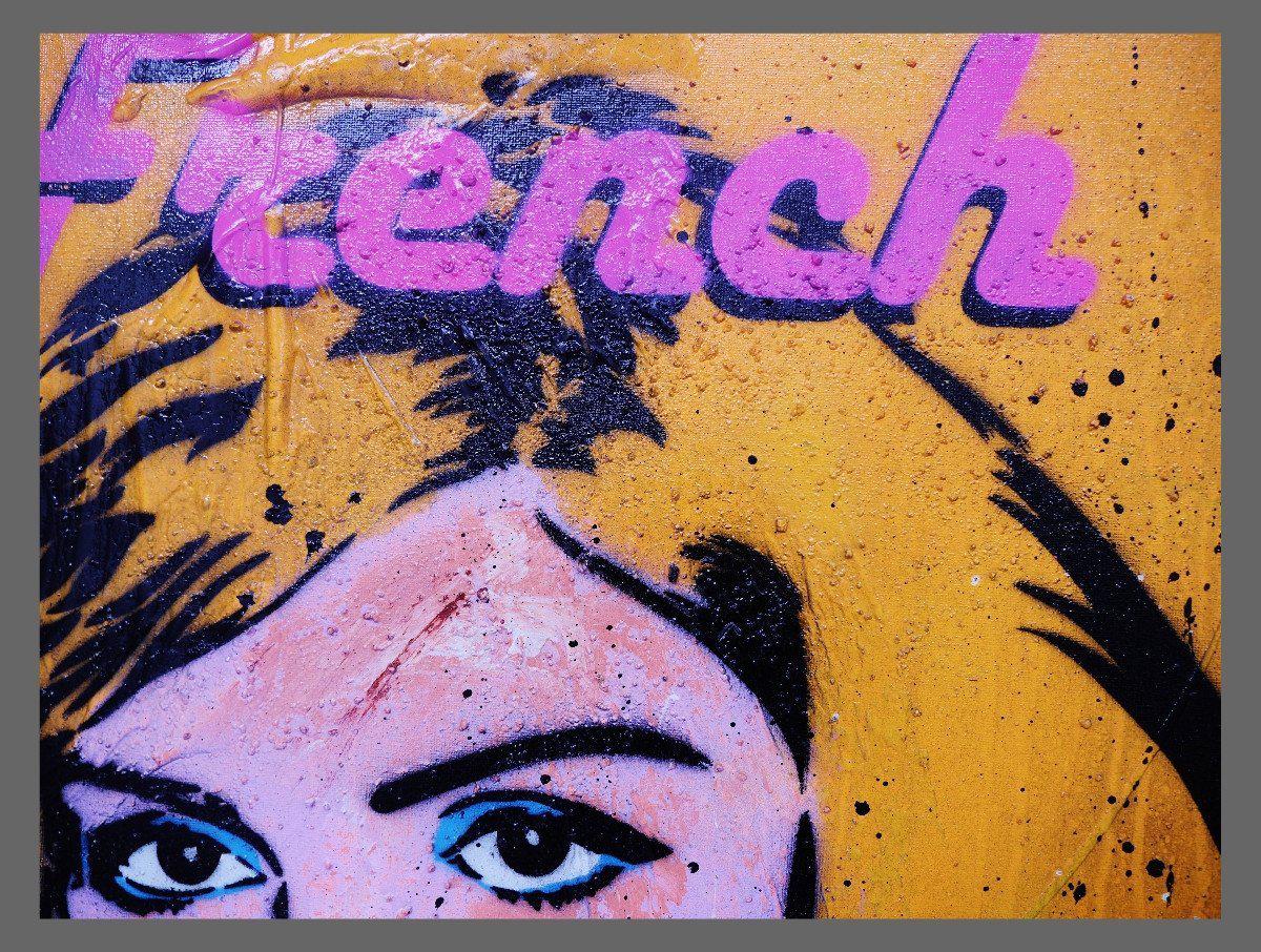 French Kiss 160cm x 60cm Debbie Harry Pop Art Painting (SOLD)-urban pop-[Franko_Artist]-[The_Block]-[Dream_Homes]-[ideas]-[Grand_Designs]-[Art_Lover]-Franklin Art Studio