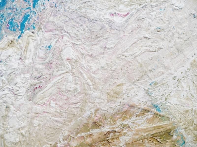 Fuscia Jade Malt 140cm x 100cm Pink Abstract Painting (SOLD)