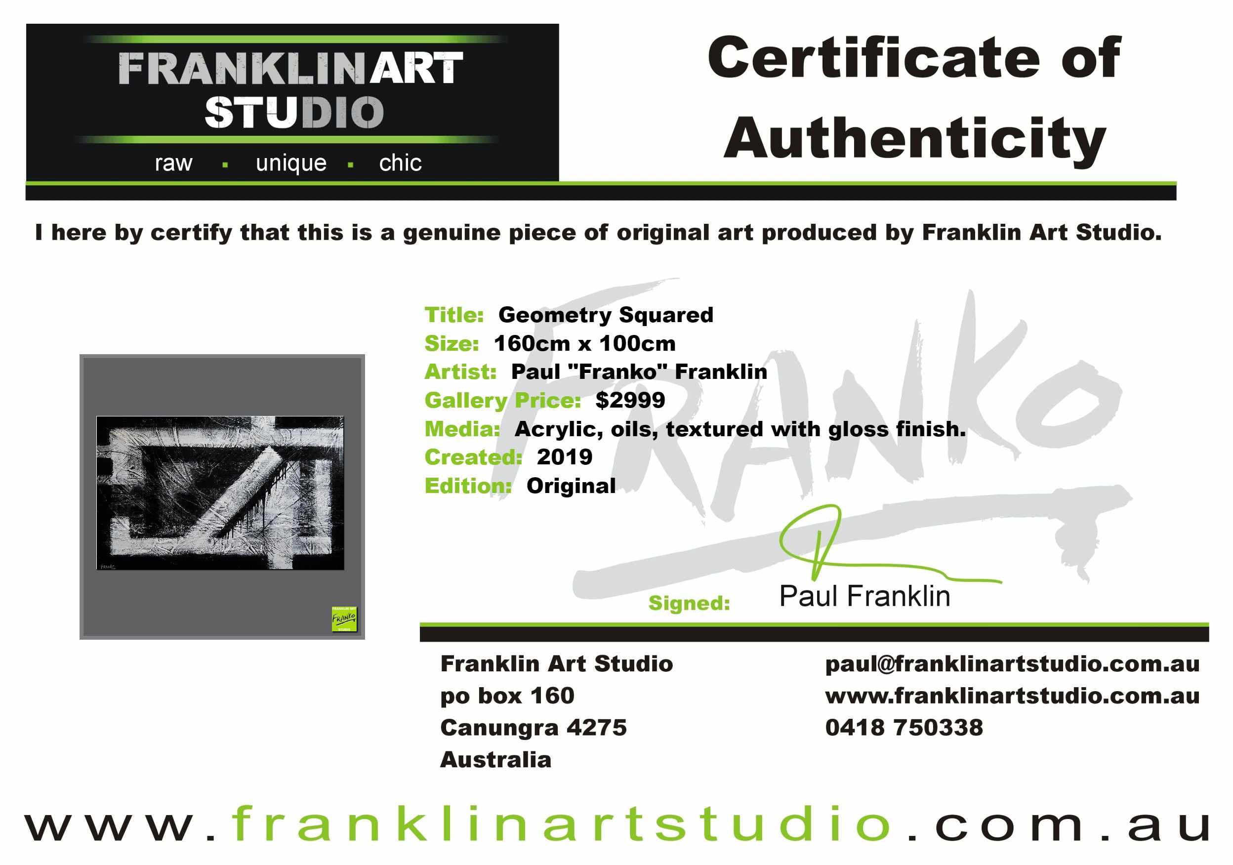 Geometry Squared 160cm x 100cm Black White Textured Abstract Painting (SOLD)-Abstract-[Franko_Artist]-[The_Block]-[Dream_Homes]-[ideas]-[Grand_Designs]-[Art_Lover]-Franklin Art Studio