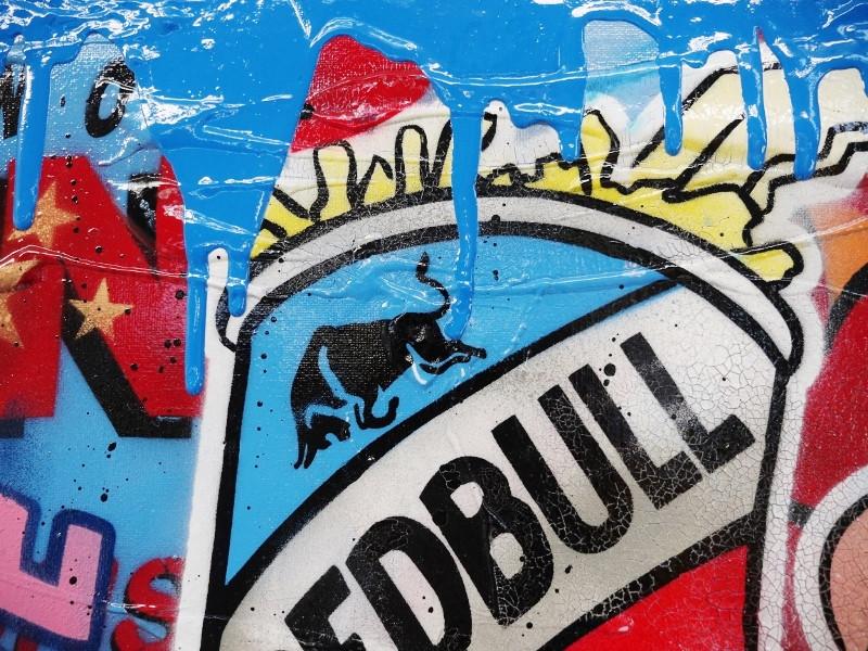Gives Popeye Wings 190cm x 100cm Popeye Pop Art Painting (SOLD)-urban pop-[Franko]-[Artist]-[Australia]-[Painting]-Franklin Art Studio
