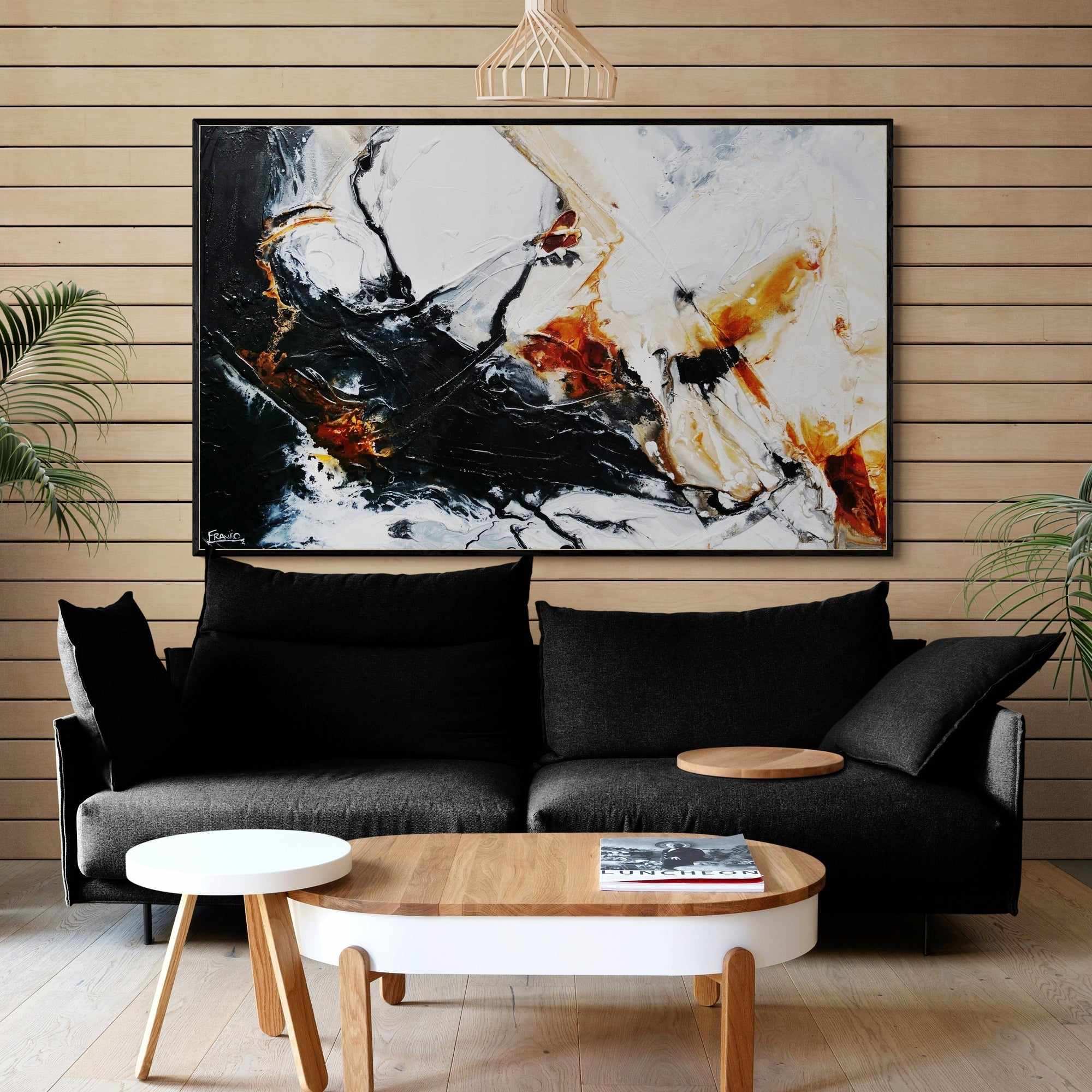 update alt-text with template Graphite Oxide 160cm x 100cm Black Oxide White Textured Abstract Painting-Abstract-[Franko_Artist]-[The_Block]-[Dream_Homes]-[ideas]- [Grand_Designs]-Franklin Art Studio
