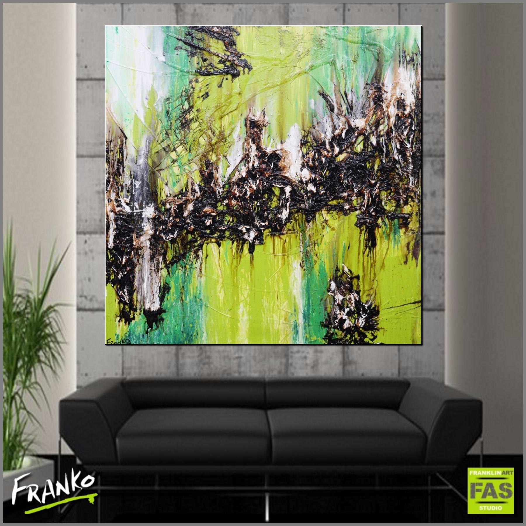 Greatest Lime 120cm x 120cm Green Abstract Painting (SOLD)-abstract-[Franko_Artist]-[Australian_artist]-[Gold_Coast]-[Brisbane]-[modern]-[contemporary]-[original]-[Large_artwork]-[The_Block]-[Dream_Homes]-[ideas]-[Grand_Designs]-[Art_Lover]-Franklin Art Studio