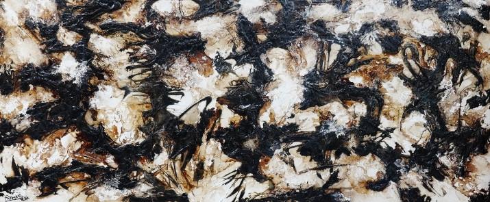 Honey and Licorice 240cm x 100cm Brown Abstract Painting (SOLD)-abstract-[Franko_Artist]-[Australian_artist]-[Gold_Coast]-[Brisbane]-[modern]-[contemporary]-[original]-[Large_artwork]-Franklin Art Studio