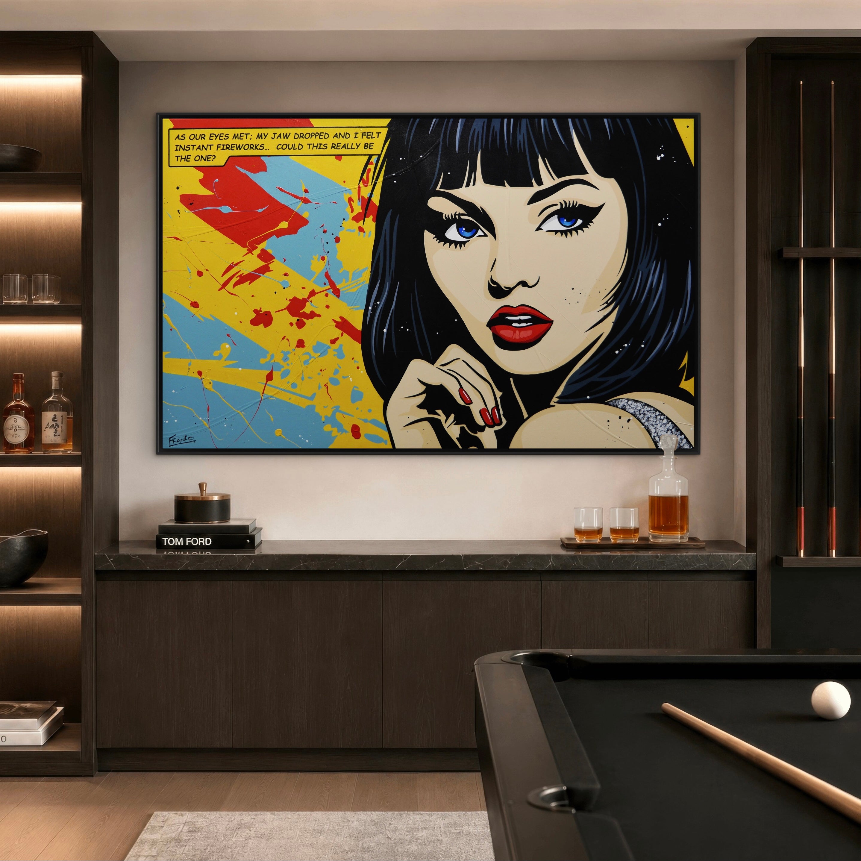 My Jaw Dropped 160cm x 100cm Classic Pop Art Painting