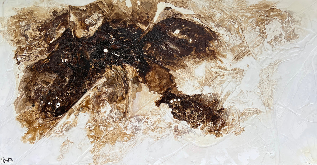 Mystery 190cm x 100cm Textured Abstract Painting