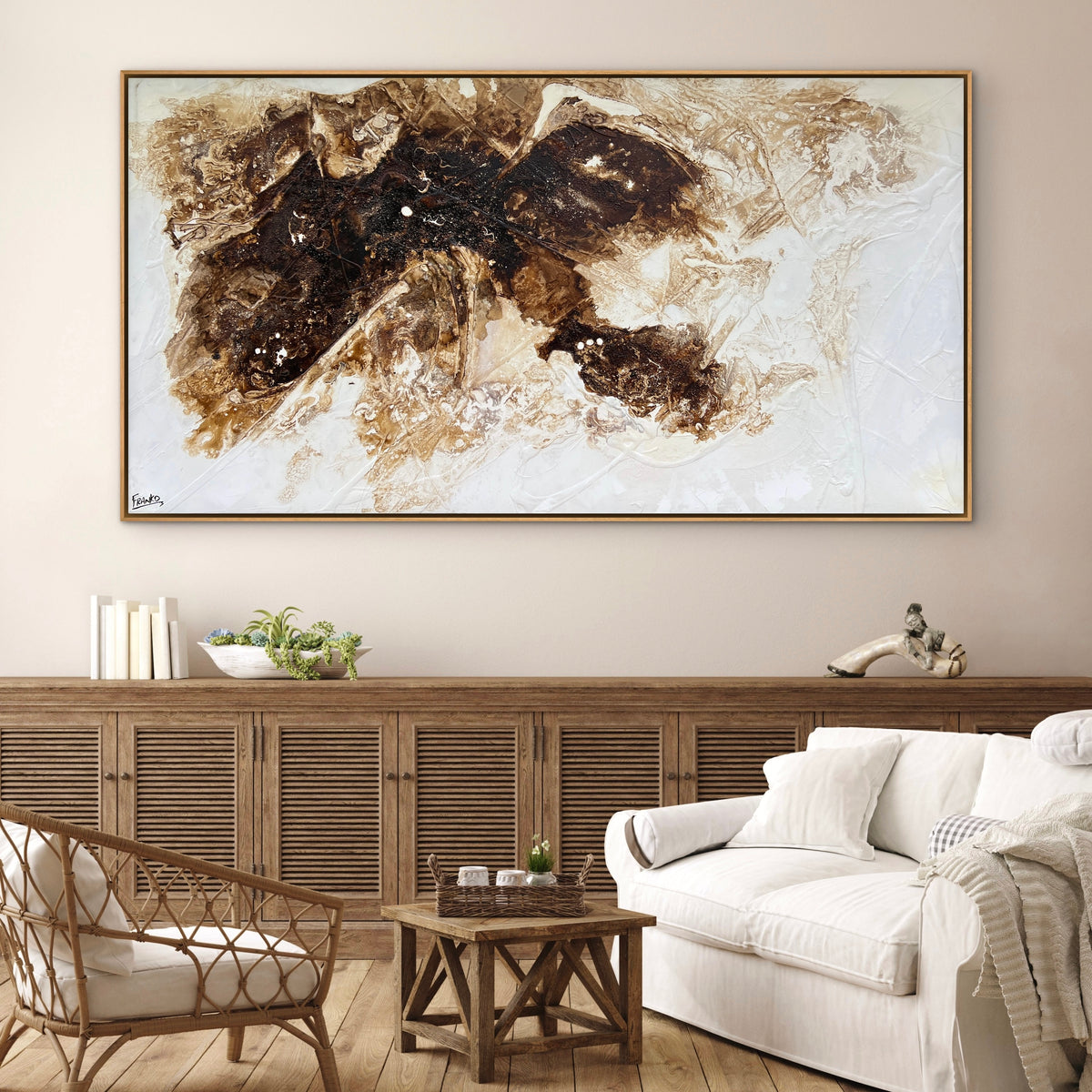 Mystery 190cm x 100cm Textured Abstract Painting