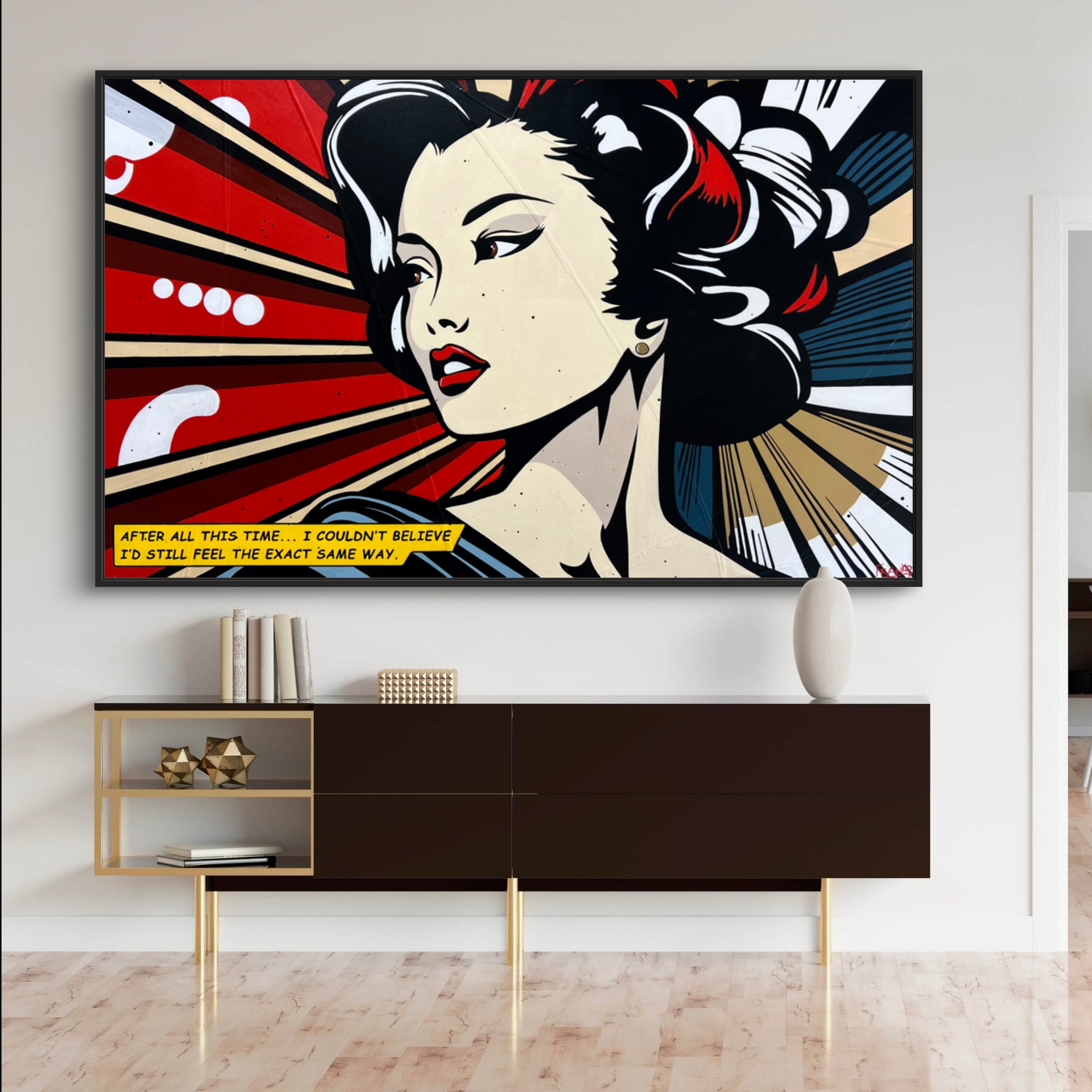 update alt-text with template After All ... 160cm x 100cm Geisha Classic Pop Art Painting (SOLD)-Urban Pop Art-[Franko_Artist]-[Australian_artist]-[Gold_Coast]-[Brisbane]-[modern]-[contemporary]-[original]-[Large_artwork]-Franklin Art Studio