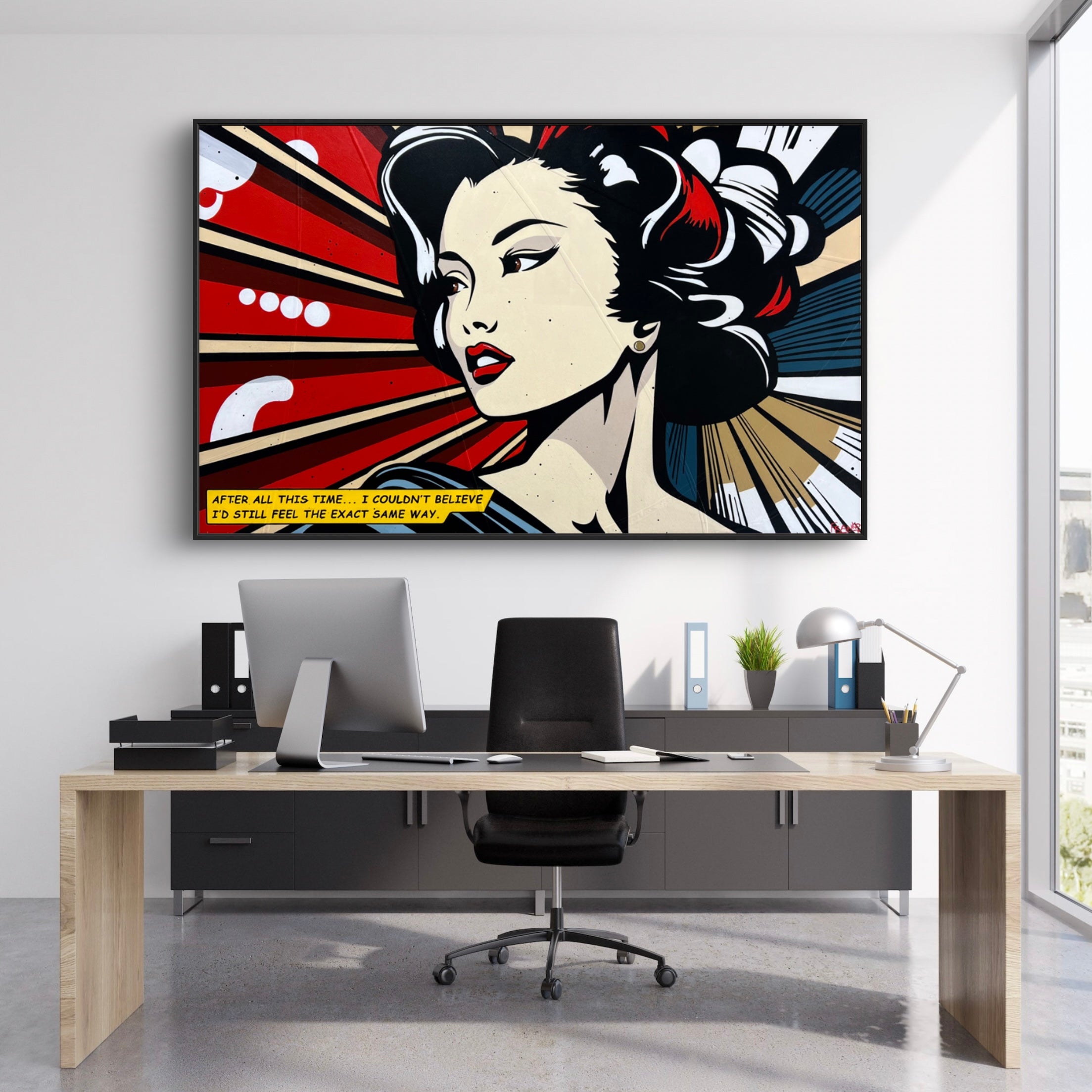 After All ... 160cm x 100cm Geisha Classic Pop Art Painting (SOLD)-Urban Pop Art-[Franko_Artist]-[The_Block]-[Dream_Homes]-[ideas]-[Grand_Designs]-[Art_Lover]-Franklin Art Studio