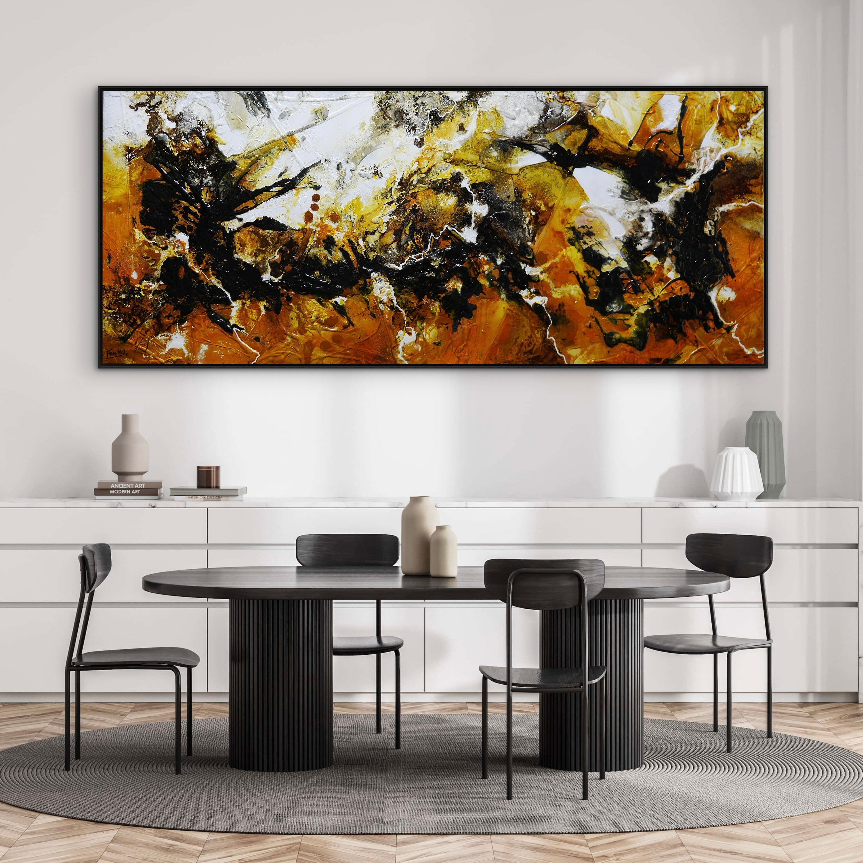 Ascension 240cm x 100cm Textured Abstract Painting