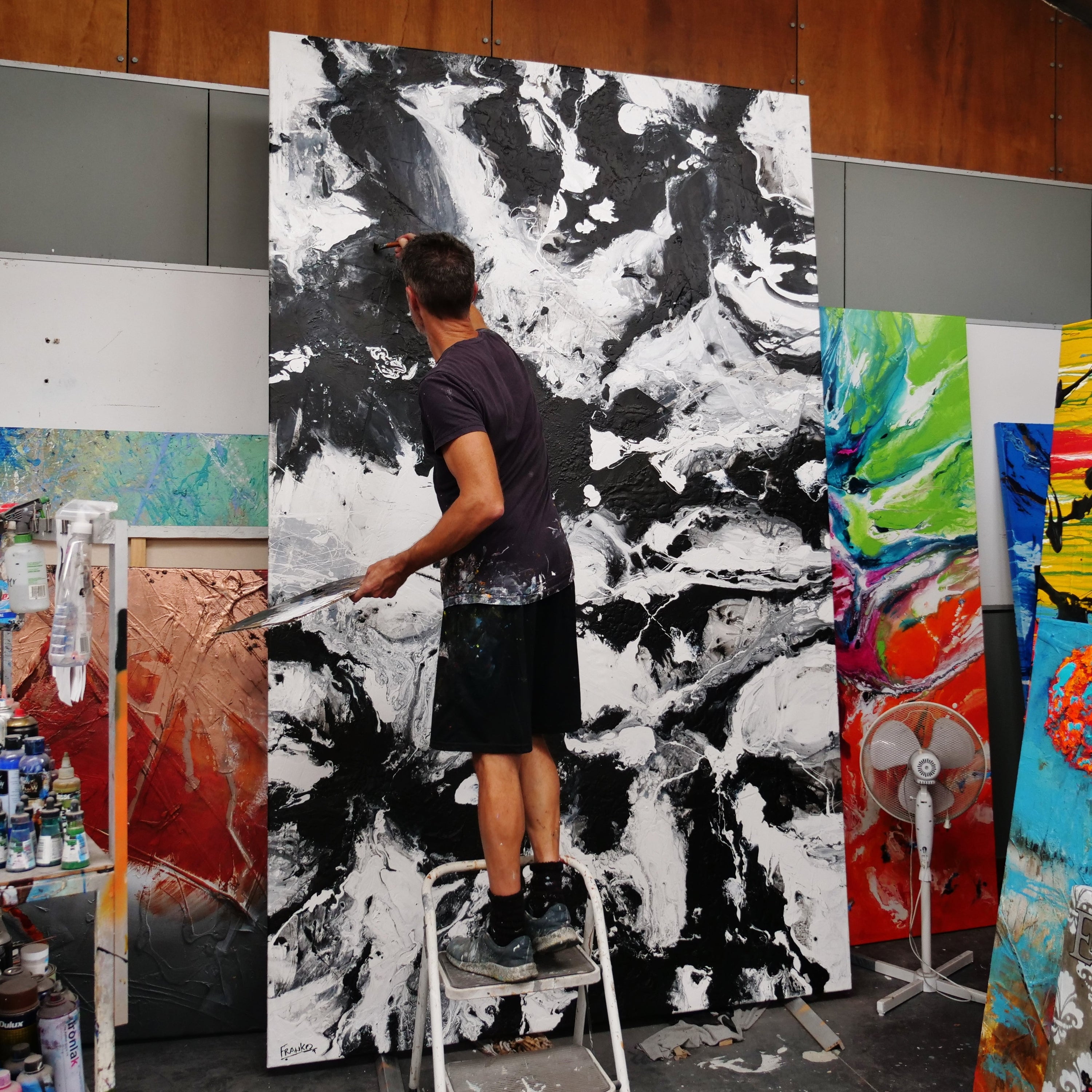 In Harmony (304cm x 183cm) commission for Lee-Abstract-[Franko_Artist]-[Australian_artist]-[Gold_Coast]-[Brisbane]-[modern]-[contemporary]-[original]-[Large_artwork]-[The_Block]-[Dream_Homes]-[ideas]-[Grand_Designs]-[Art_Lover]-Franklin Art Studio