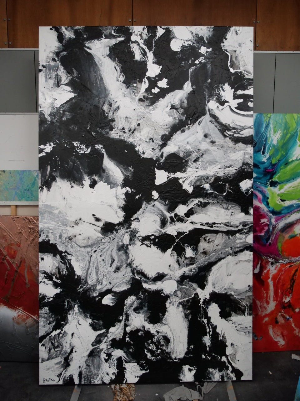 In Harmony (304cm x 183cm) commission for Lee-Abstract-[Franko_Artist]-[Australian_artist]-[Gold_Coast]-[Brisbane]-[modern]-[contemporary]-[original]-[Large_artwork]-Franklin Art Studio