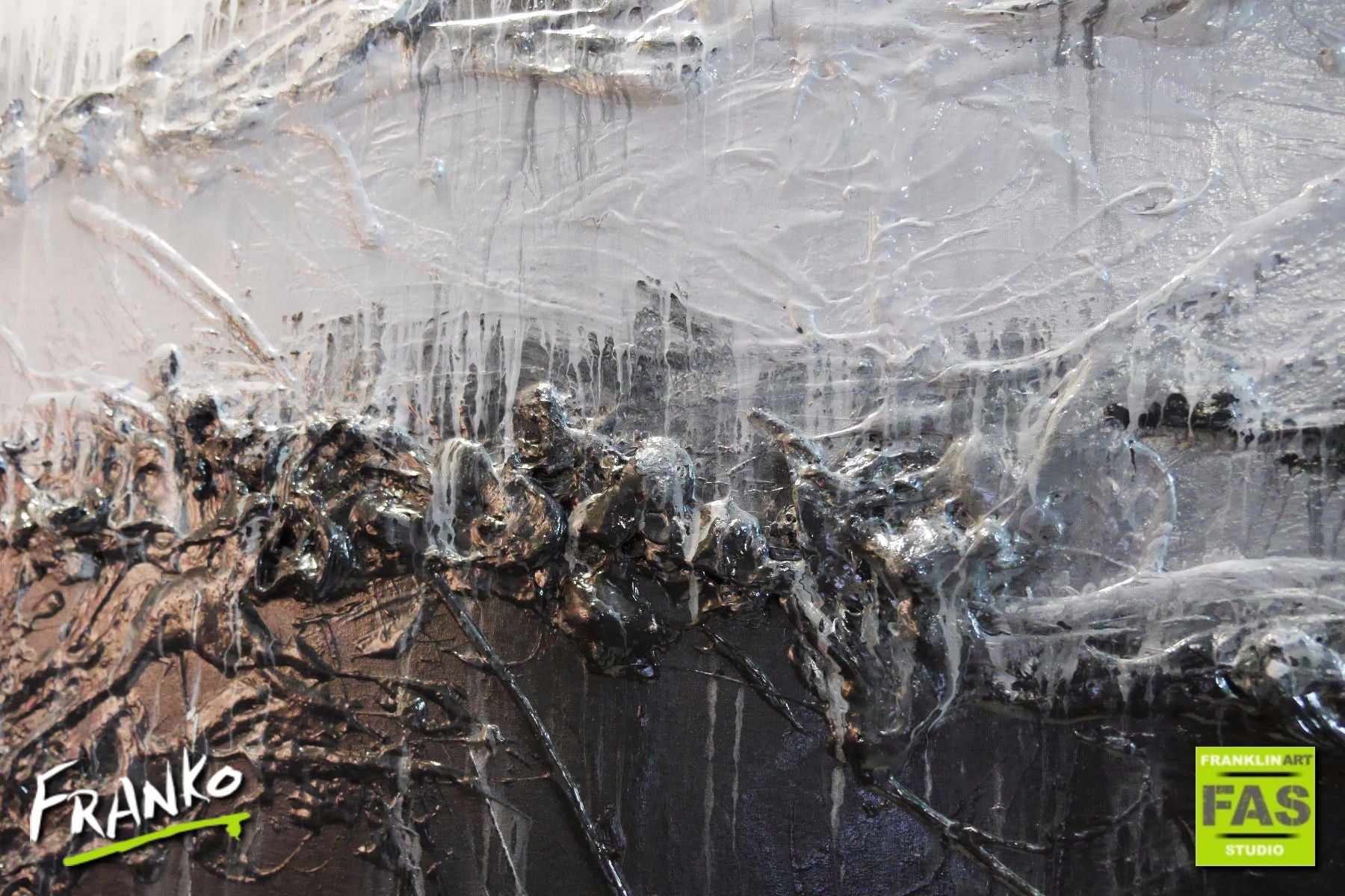In The Light Of Grey 240cm x 100cm Grey Abstract Painting (SOLD)-abstract-[Franko]-[Artist]-[Australia]-[Painting]-Franklin Art Studio