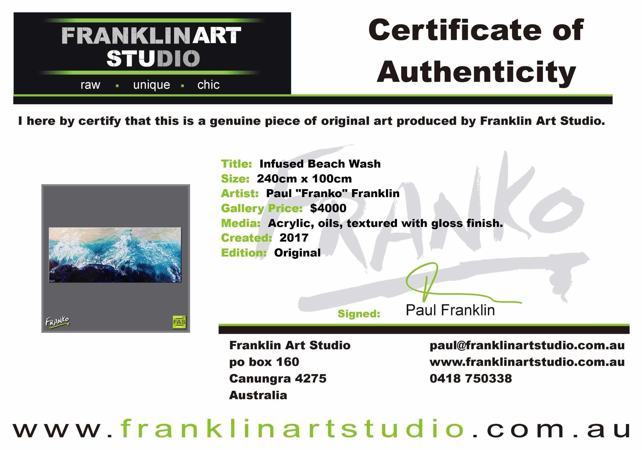 Infused Beach Wash 240cm x 100cm Blue Abstract Painting (SOLD)-abstract-[Franko_Artist]-[The_Block]-[Dream_Homes]-[ideas]-[Grand_Designs]-[Art_Lover]-Franklin Art Studio