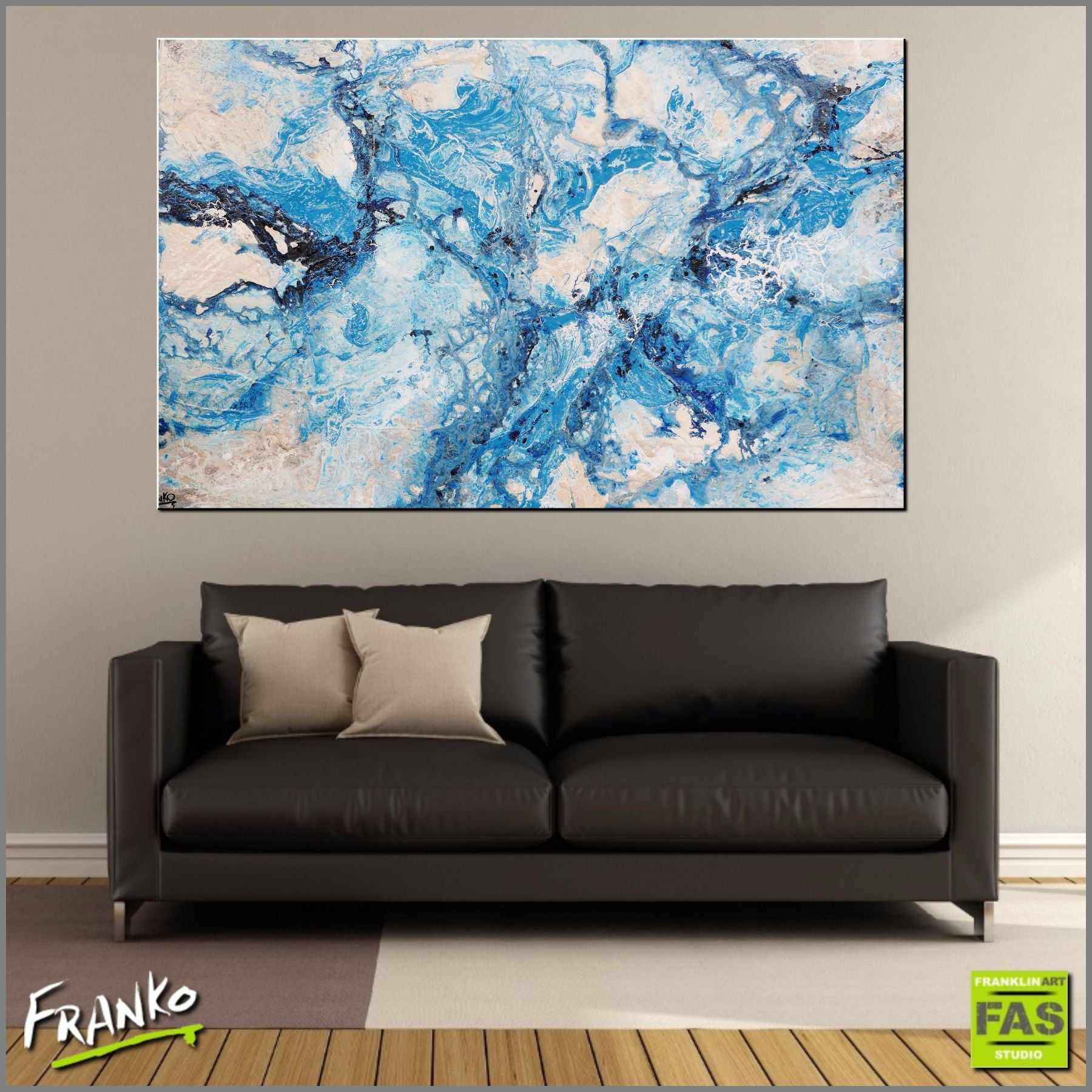 Infused Blue Love Bomb 160cm x 100cm White Blue Abstract Painting (SOLD)-abstract-[Franko_Artist]-[Australian_artist]-[Gold_Coast]-[Brisbane]-[modern]-[contemporary]-[original]-[Large_artwork]-[The_Block]-[Dream_Homes]-[ideas]-[Grand_Designs]-[Art_Lover]-Franklin Art Studio