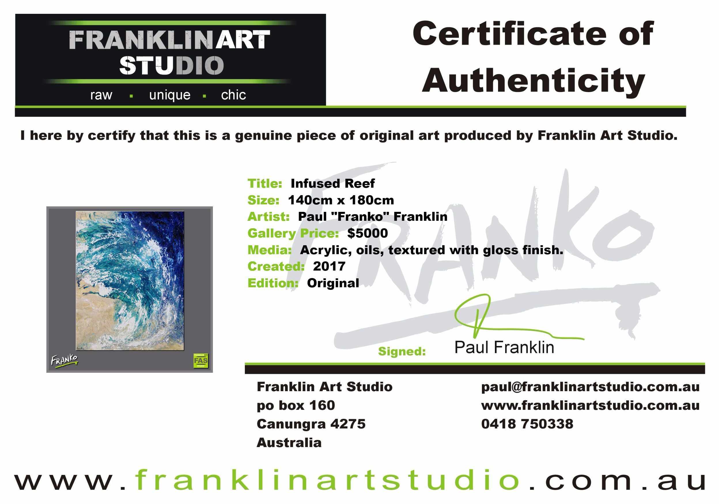 Infused Reef 140cm x 180cm Blue White Creme Abstract Painting (SOLD)-abstract-[Franko_Artist]-[The_Block]-[Dream_Homes]-[ideas]-[Grand_Designs]-[Art_Lover]-Franklin Art Studio