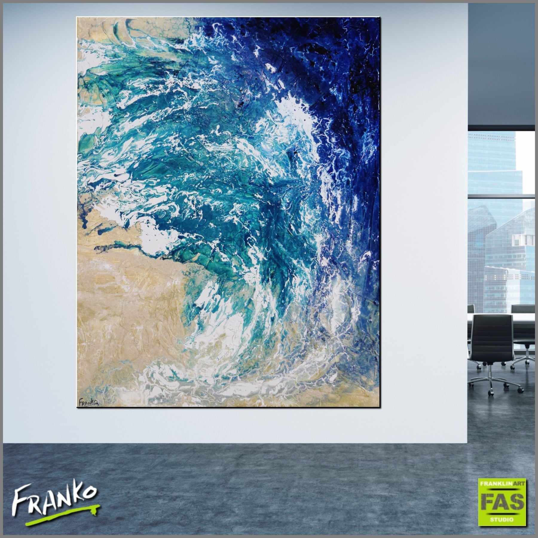 Infused Reef 140cm x 180cm Blue White Creme Abstract Painting (SOLD)-abstract-[Franko_Artist]-[Australian_artist]-[Gold_Coast]-[Brisbane]-[modern]-[contemporary]-[original]-[Large_artwork]-[The_Block]-[Dream_Homes]-[ideas]-[Grand_Designs]-[Art_Lover]-Franklin Art Studio