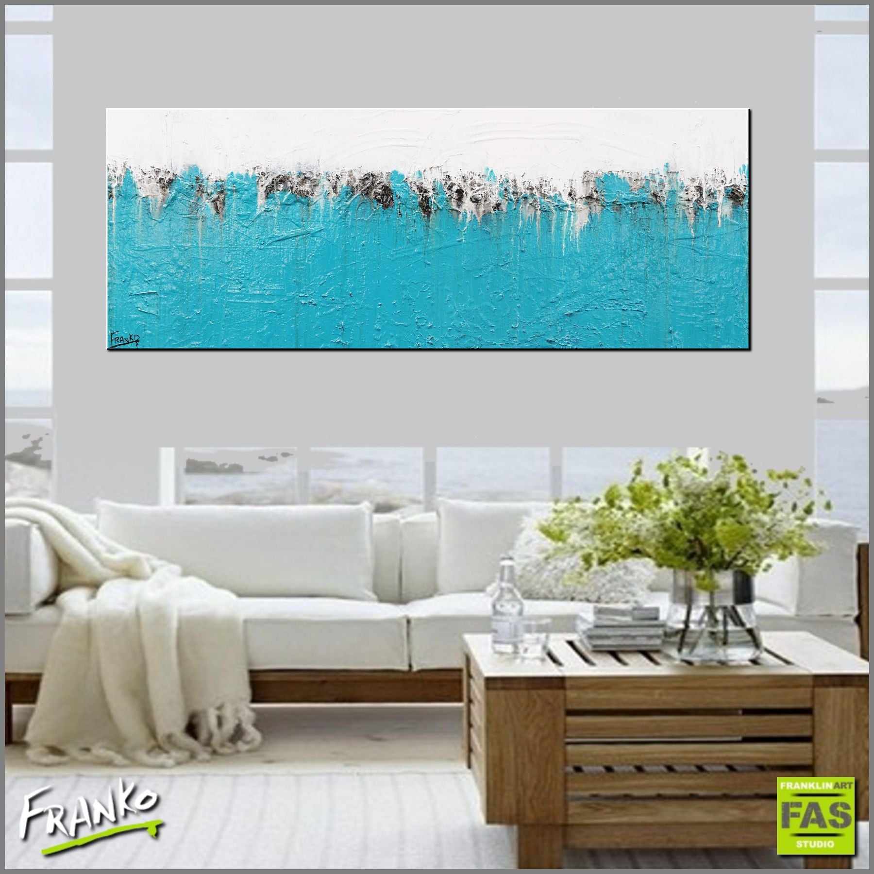 Jade Class 160cm x 60cm Jade White Abstract Painting (SOLD)-Abstract-[Franko_Artist]-[Australian_artist]-[Gold_Coast]-[Brisbane]-[modern]-[contemporary]-[original]-[Large_artwork]-[The_Block]-[Dream_Homes]-[ideas]-[Grand_Designs]-[Art_Lover]-Franklin Art Studio