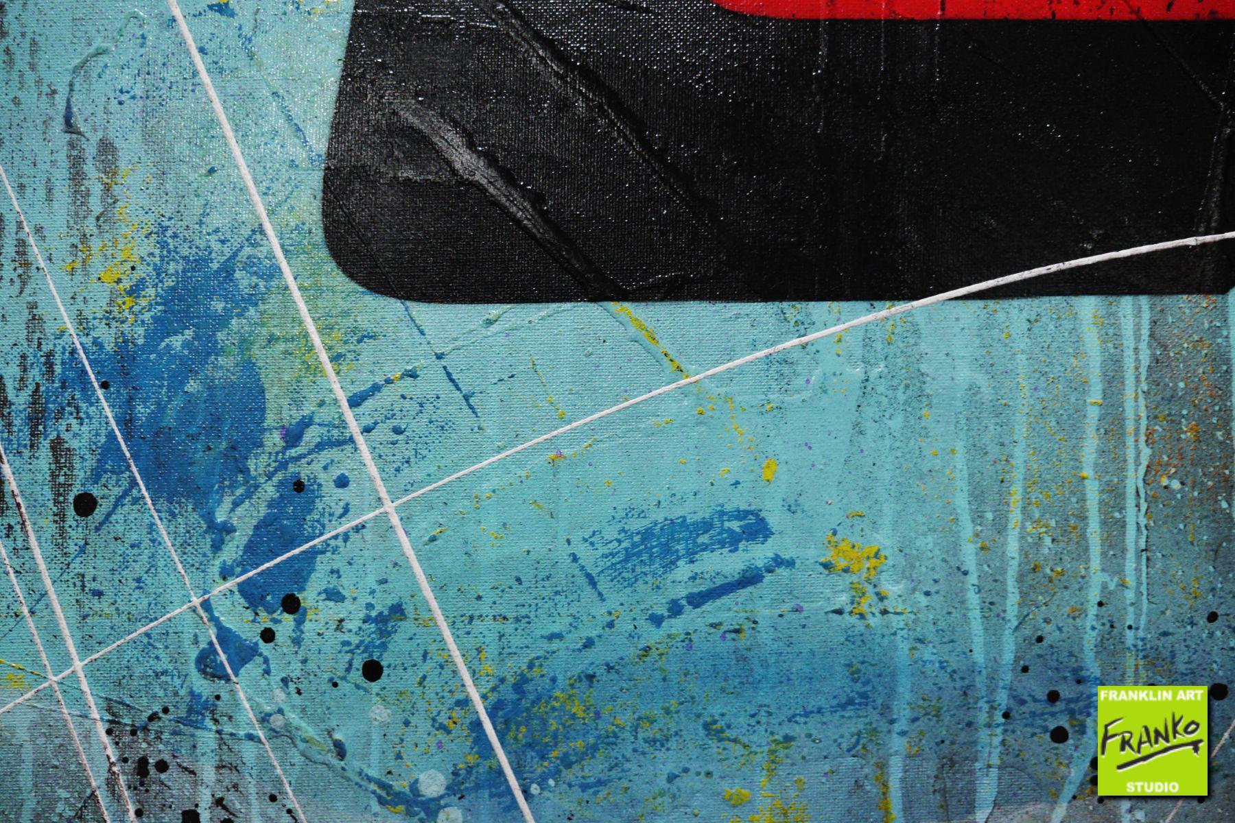 L.O.V.E 160cm x 100cm Colourful Love Textured Urban Pop Art Painting (SOLD)-urban pop-[Franko]-[Artist]-[Australia]-[Painting]-Franklin Art Studio