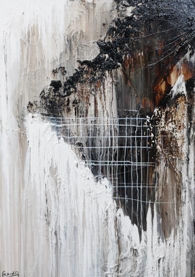 Leather Props 140cm x 100cm Brown Abstract Painting (SOLD)-abstract-[Franko_Artist]-[Australian_artist]-[Gold_Coast]-[Brisbane]-[modern]-[contemporary]-[original]-[Large_artwork]-Franklin Art Studio