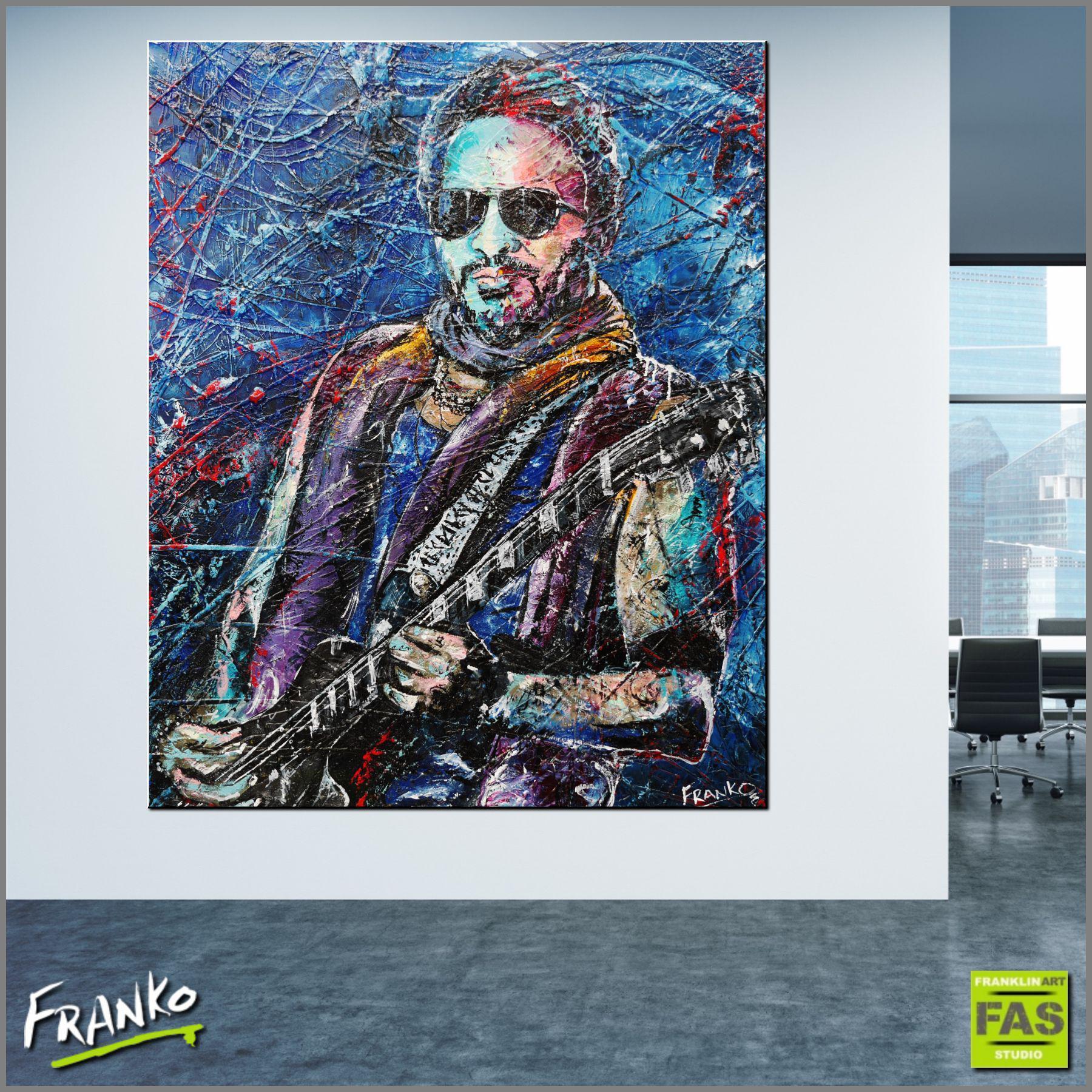 Let Your Spirit Fly 120cm x 150cm Abstract Realism Lenny Kravitz Painting (SOLD)-abstract realism-[Franko_Artist]-[Australian_artist]-[Gold_Coast]-[Brisbane]-[modern]-[contemporary]-[original]-[Large_artwork]-[The_Block]-[Dream_Homes]-[ideas]-[Grand_Designs]-[Art_Lover]-Franklin Art Studio