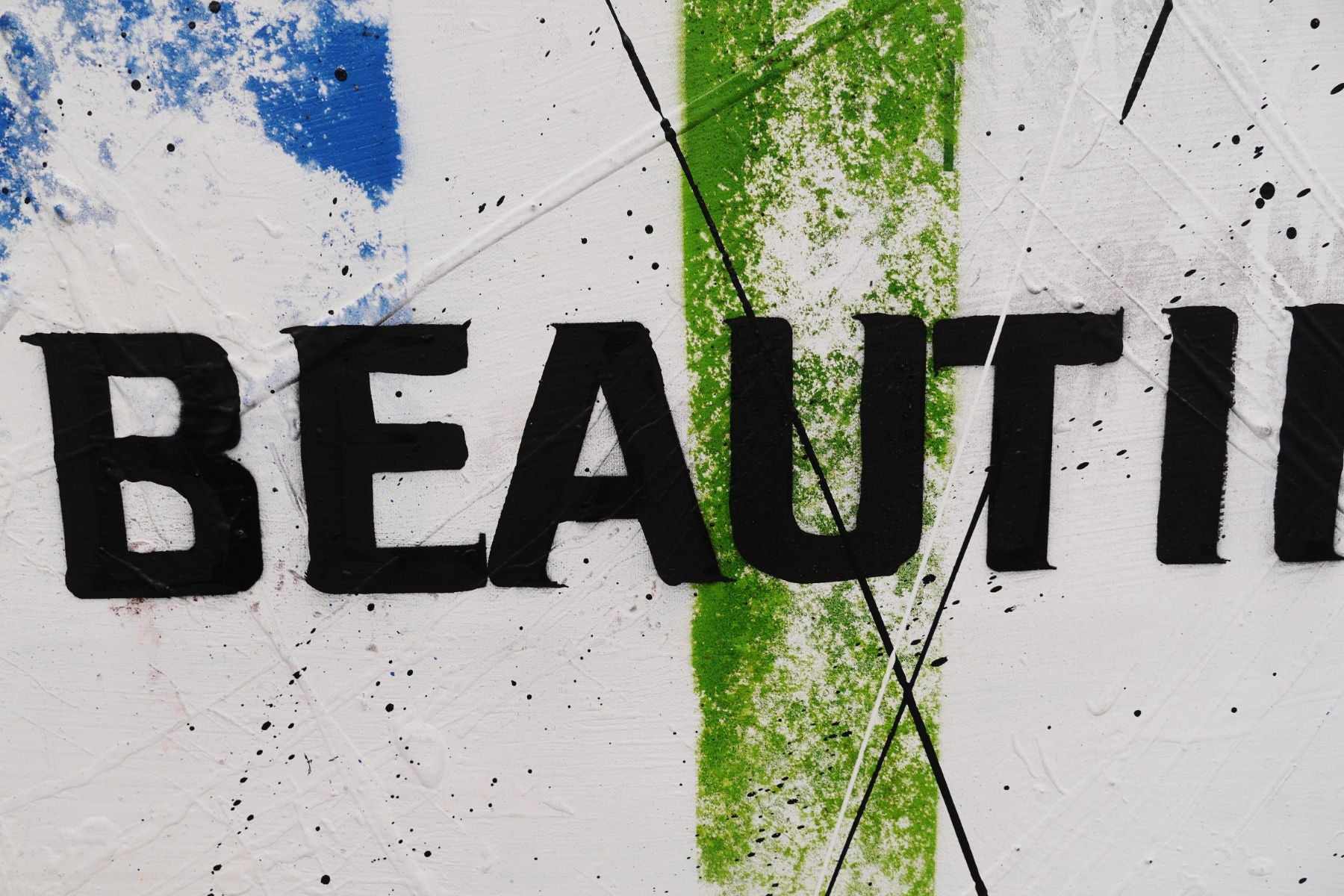Life is Beautiful 140cm x 100cm Billie Holiday Textured Urban Pop Art Painting-urban pop-[Franko]-[Artist]-[Australia]-[Painting]-Franklin Art Studio