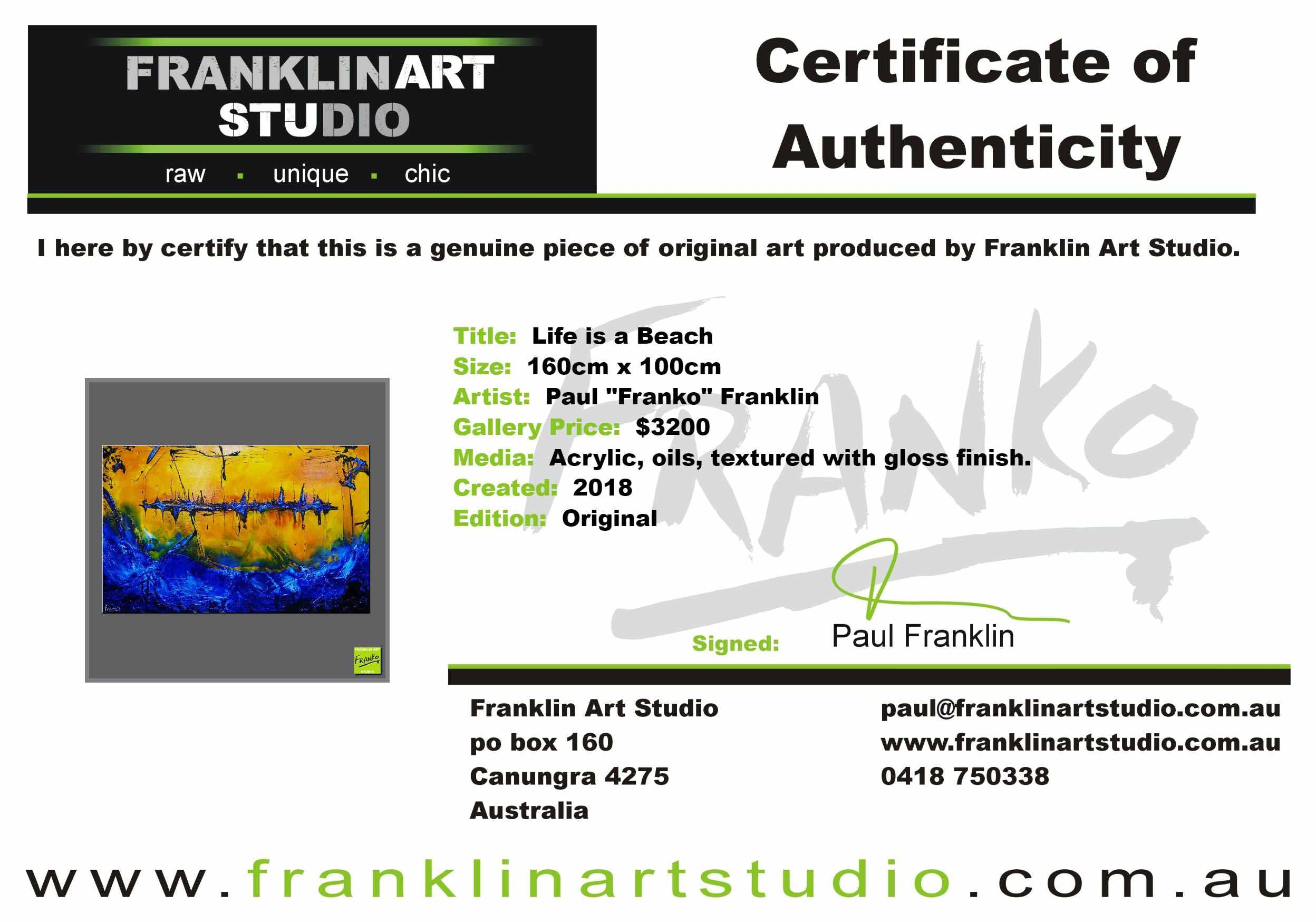 Life is a Beach 160cm x 100cm Blue Sienna Textured Abstract Painting (SOLD)-Abstract-[Franko_Artist]-[The_Block]-[Dream_Homes]-[ideas]-[Grand_Designs]-[Art_Lover]-Franklin Art Studio