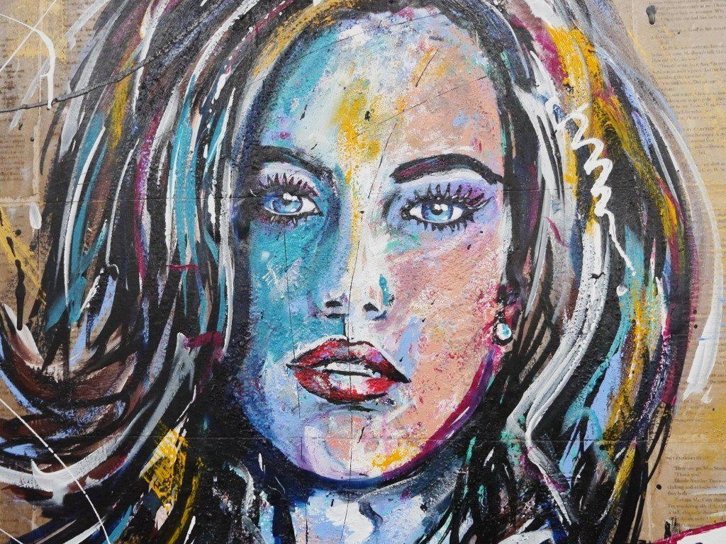 Lingerie 140cm x 100cm Nude Vintage Book Pop art Painting (SOLD)-book club-[Franko_Artist]-[The_Block]-[Dream_Homes]-[ideas]- [Grand_Designs]-Franklin Art Studio