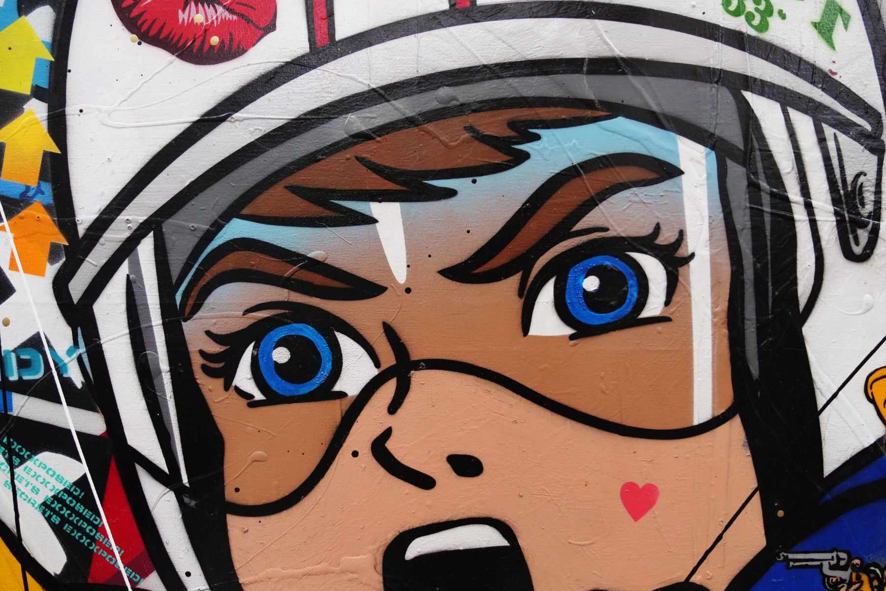Lollipop Speed 160cm x 100cm Speed Racer Textured Urban Pop Art Painting (SOLD)