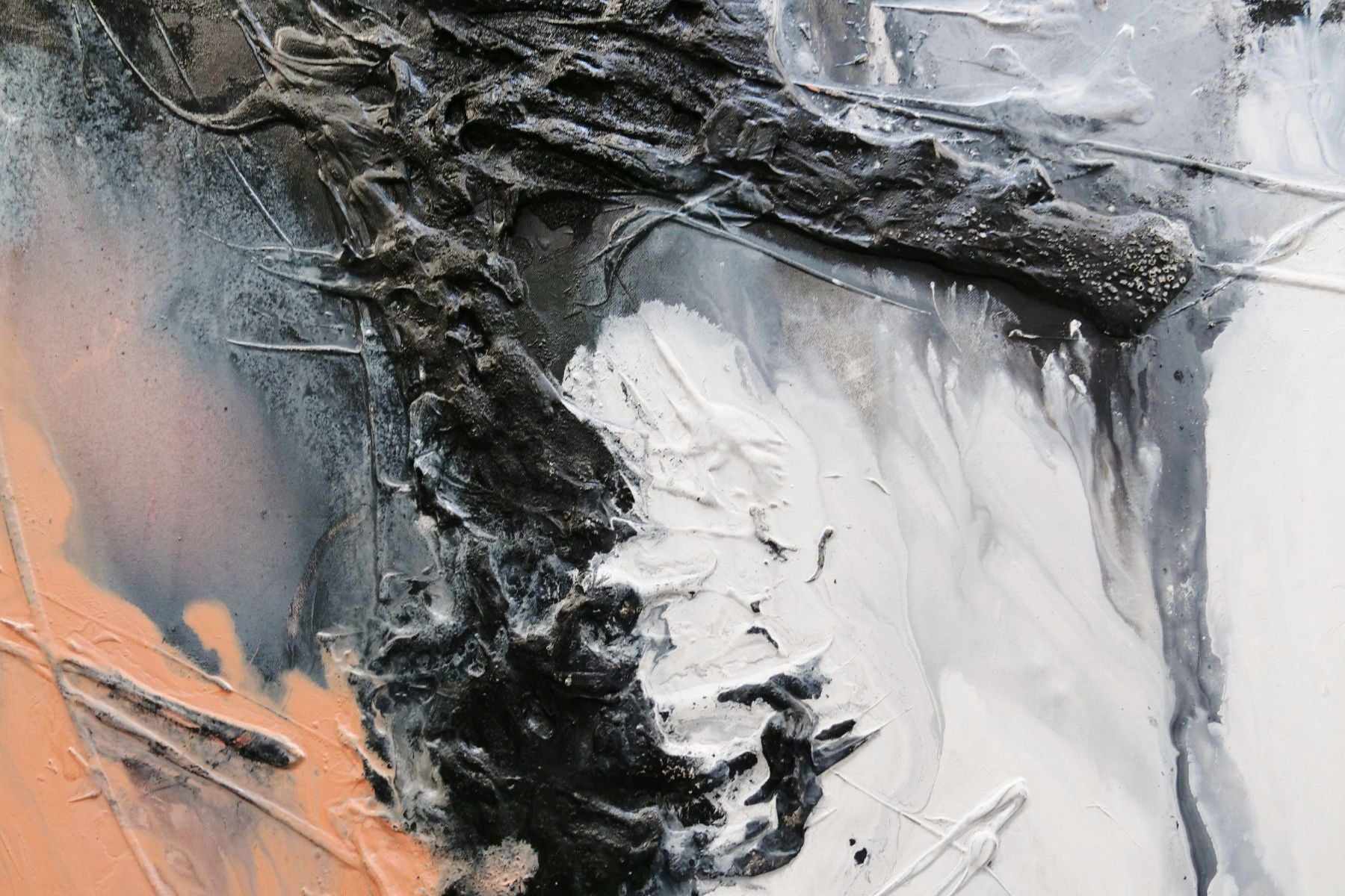 Luminous Ice 120cm x 120cm Pink White Textured Abstract Painting (SOLD)