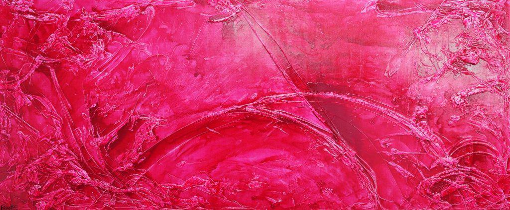 Magenta Bomb 240cm x 100cm *PURE INFUSED INK* Pink Abstract Painting (SOLD)-abstract-[Franko_Artist]-[Australian_artist]-[Gold_Coast]-[Brisbane]-[modern]-[contemporary]-[original]-[Large_artwork]-Franklin Art Studio