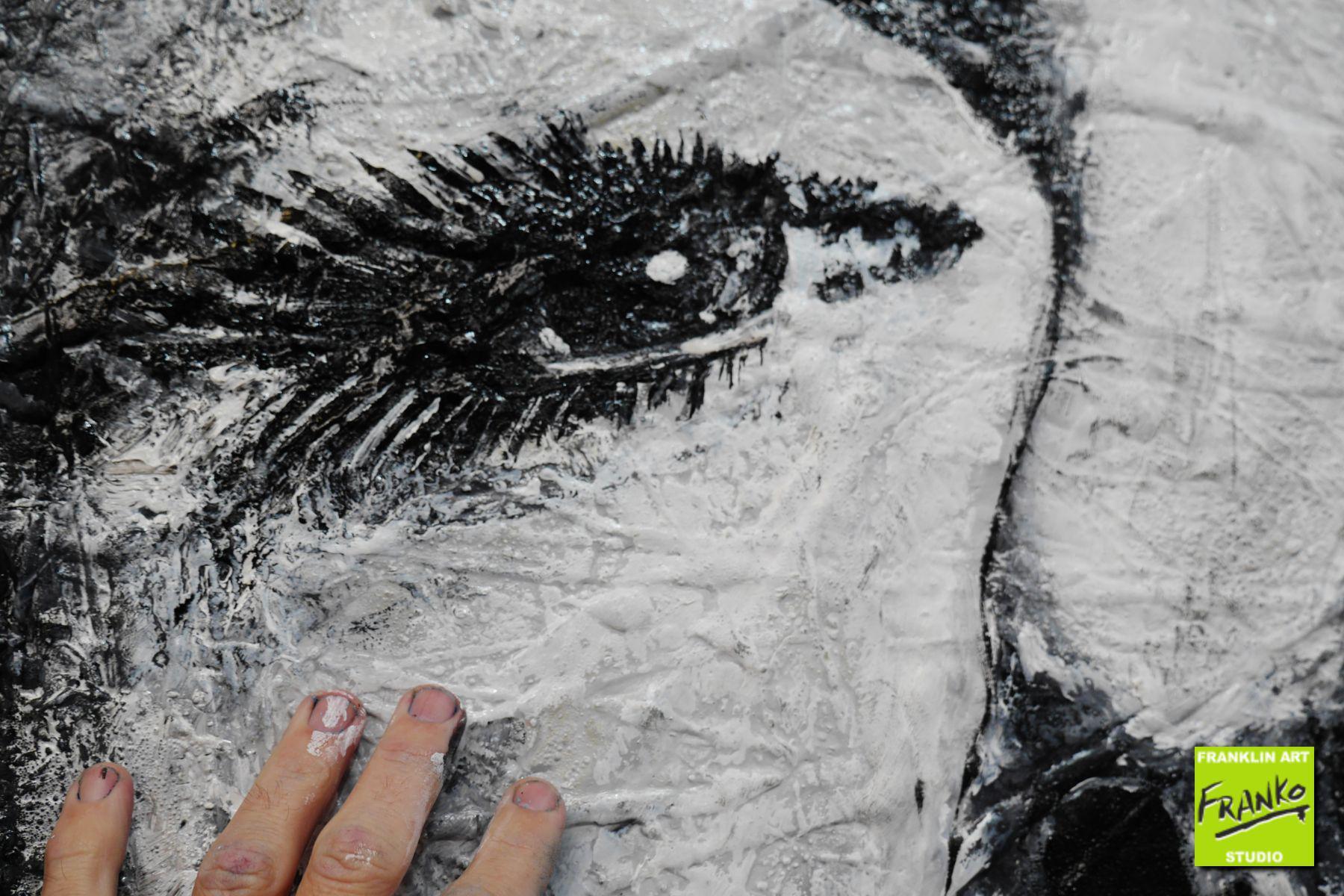 Marilyn Jazz 120cm x 120cm Marilyn Monroe Abstract Realism Painting (SOLD)