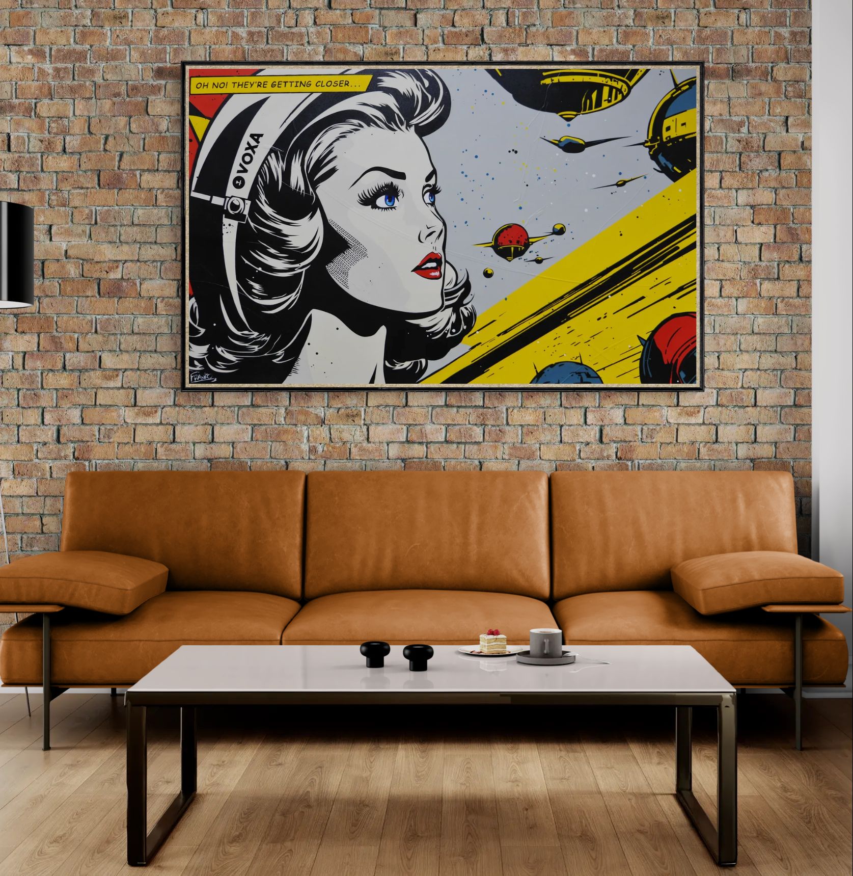 Getting Closer 160cm x 100cm Space Classic Pop Art Painting