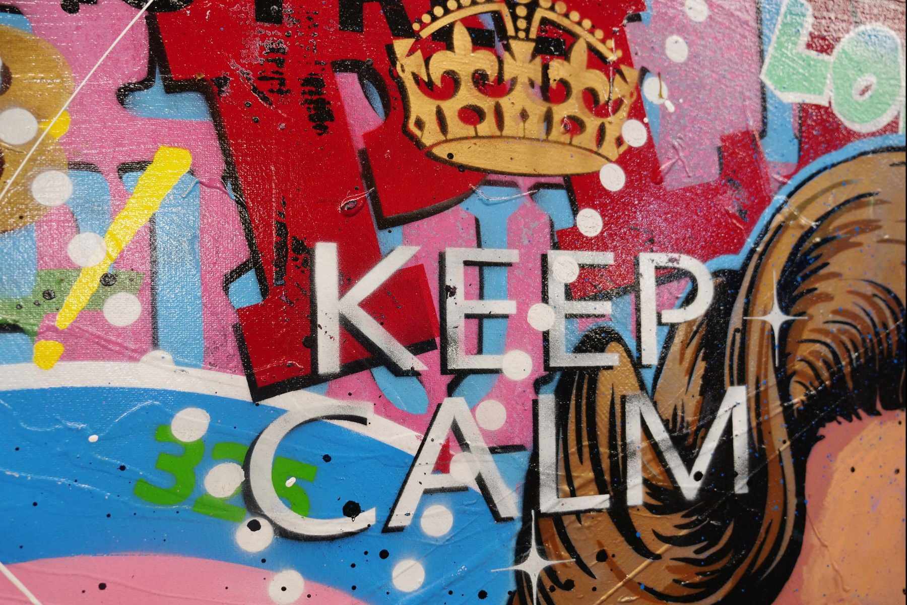 Miss Marvelous 190cm x 100cm Marilyn Monroe Textured Urban Pop Art Painting (SOLD)