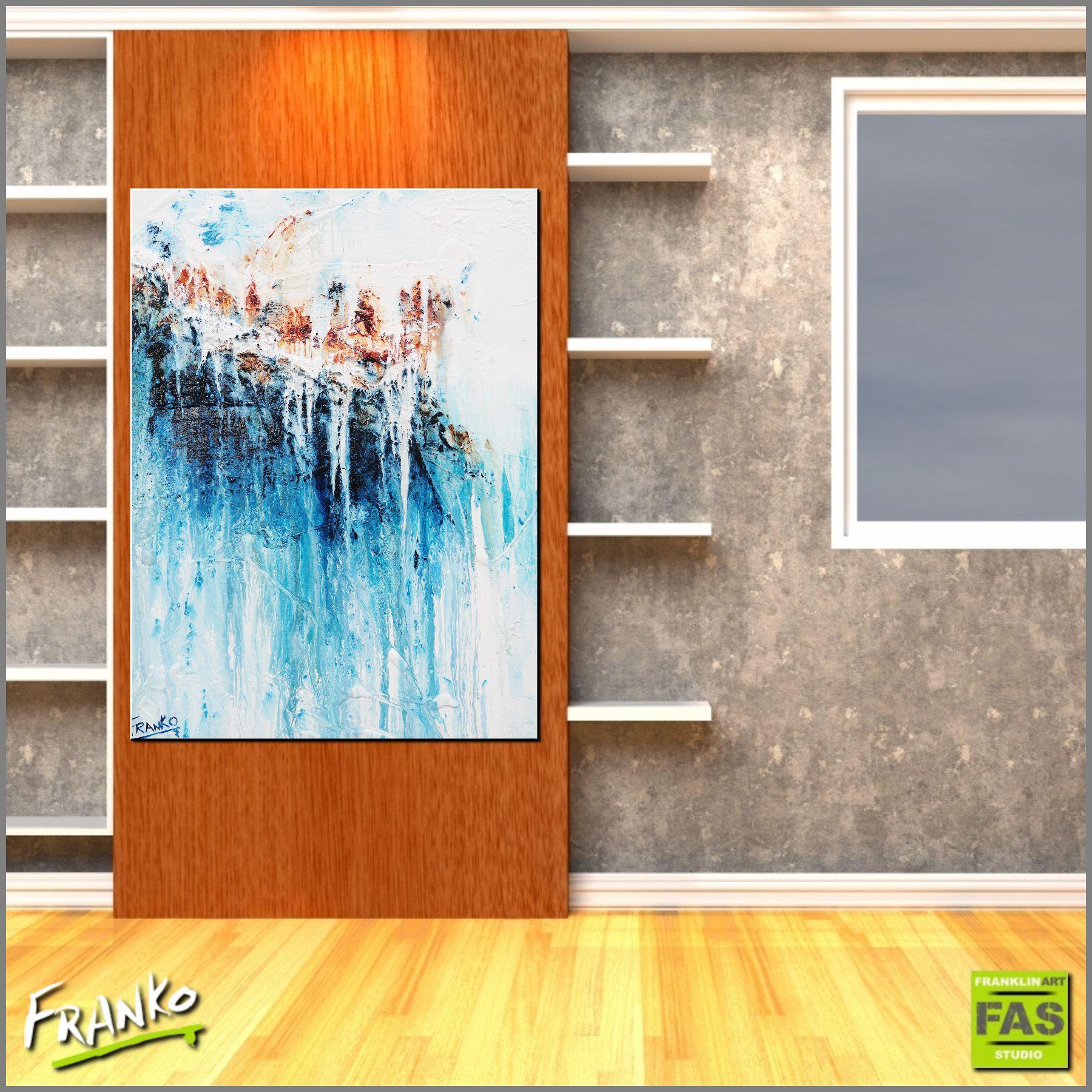 Navy & Jade 75cm x 100cm Blue White Brown Abstract Painting (SOLD)-Abstract-[Franko_Artist]-[Australian_artist]-[Gold_Coast]-[Brisbane]-[modern]-[contemporary]-[original]-[Large_artwork]-[The_Block]-[Dream_Homes]-[ideas]-[Grand_Designs]-[Art_Lover]-Franklin Art Studio