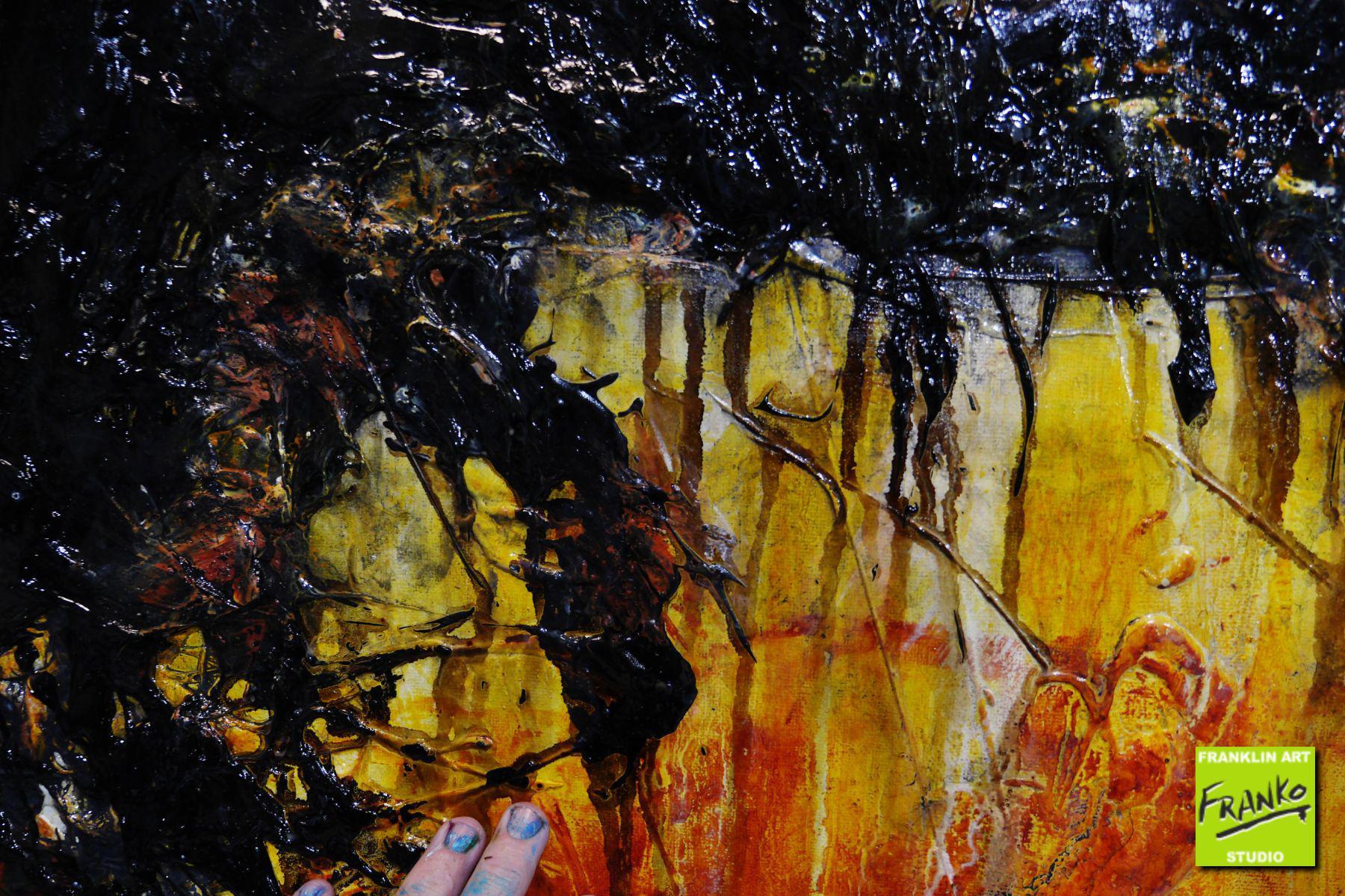 Never Never Outback 190cm x 100cm Sienna Blue Textured Abstract Painting (SOLD)