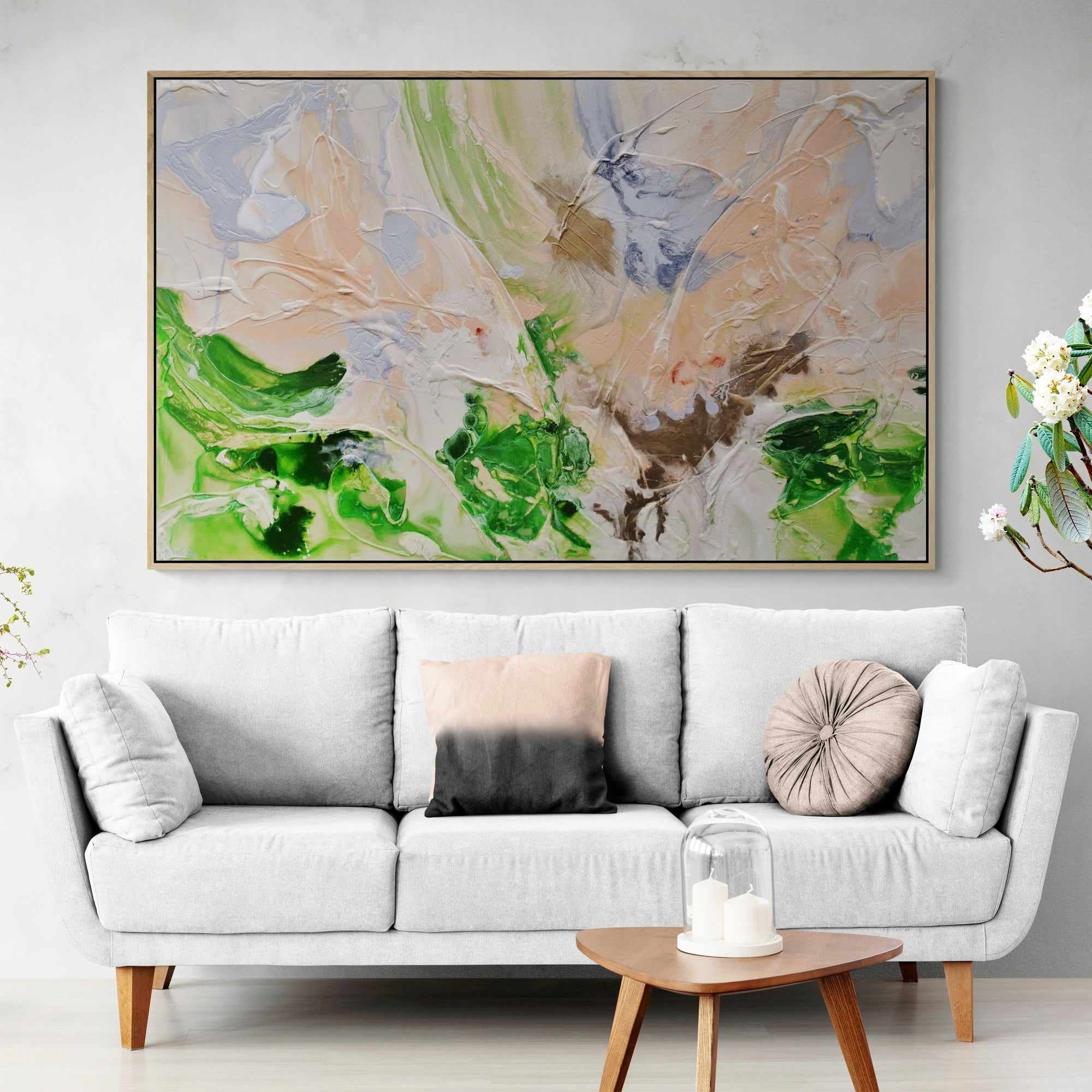 Nude By Design 160cm x 100cm Grey Green Textured Abstract Painting (SOLD)-Abstract-[Franko_Artist]-[Australian_artist]-[Gold_Coast]-[Brisbane]-[modern]-[contemporary]-[original]-[Large_artwork]-[The_Block]-[Dream_Homes]-[ideas]-[Grand_Designs]-[Art_Lover]-Franklin Art Studio