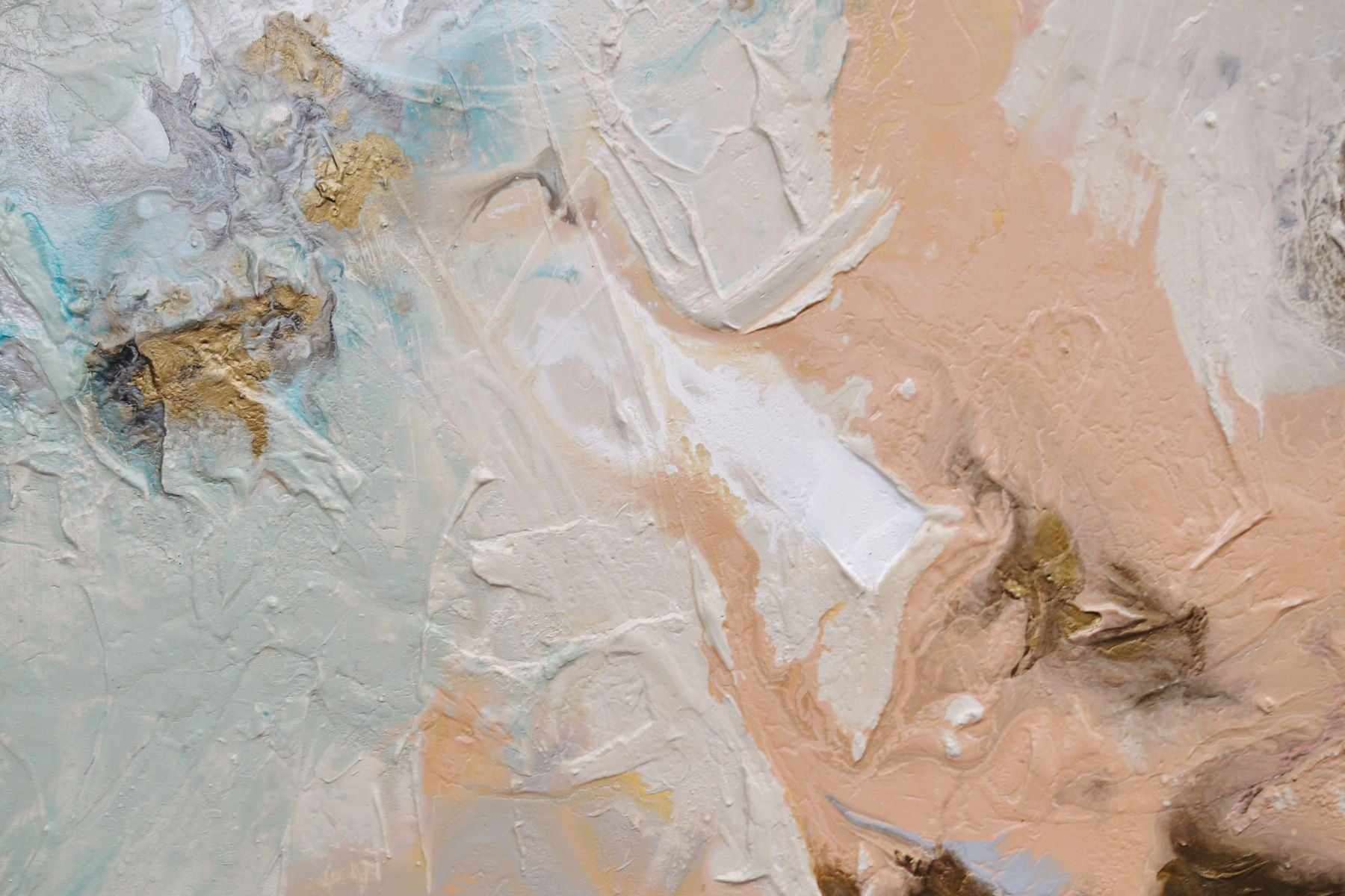 Nude Silver 120cm x 100cm Grey Pink Bronze Textured Abstract Painting (SOLD)