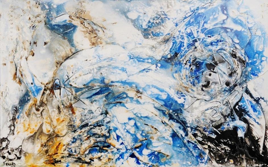 Ocean Deep 160cm x 100cm Blue Abstract Painting (SOLD)-abstract-[Franko_Artist]-[Australian_artist]-[Gold_Coast]-[Brisbane]-[modern]-[contemporary]-[original]-[Large_artwork]-Franklin Art Studio