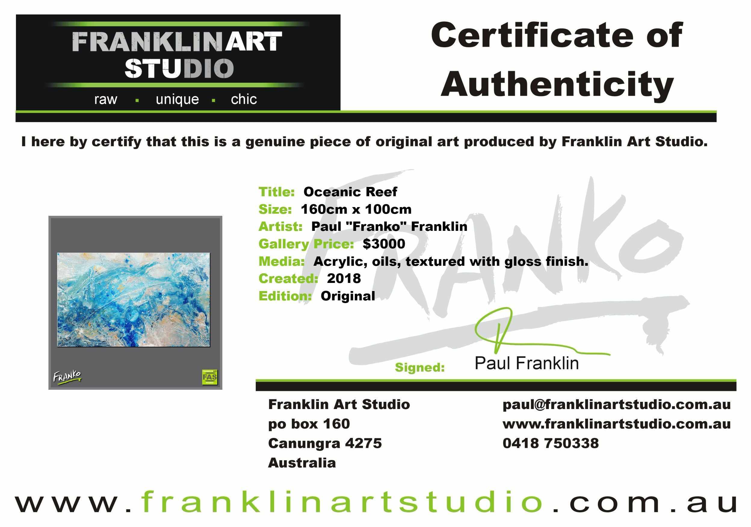 Oceanic Reef 160cm x 100cm Blue Creme Abstract Painting (SOLD)-Abstract-[Franko_Artist]-[The_Block]-[Dream_Homes]-[ideas]-[Grand_Designs]-[Art_Lover]-Franklin Art Studio