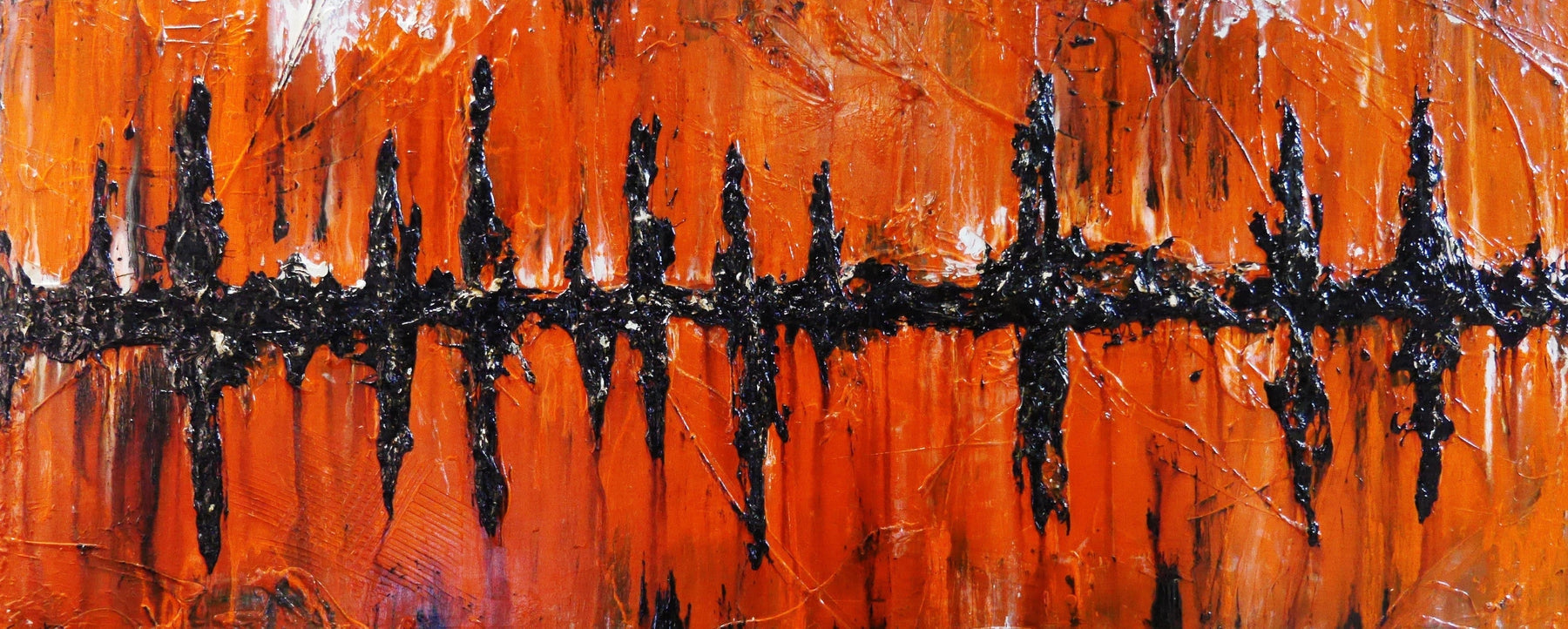 Orange Haze 240cm x 100cm Orange Abstract Painting (SOLD)-abstract-[Franko_Artist]-[Australian_artist]-[Gold_Coast]-[Brisbane]-[modern]-[contemporary]-[original]-[Large_artwork]-Franklin Art Studio