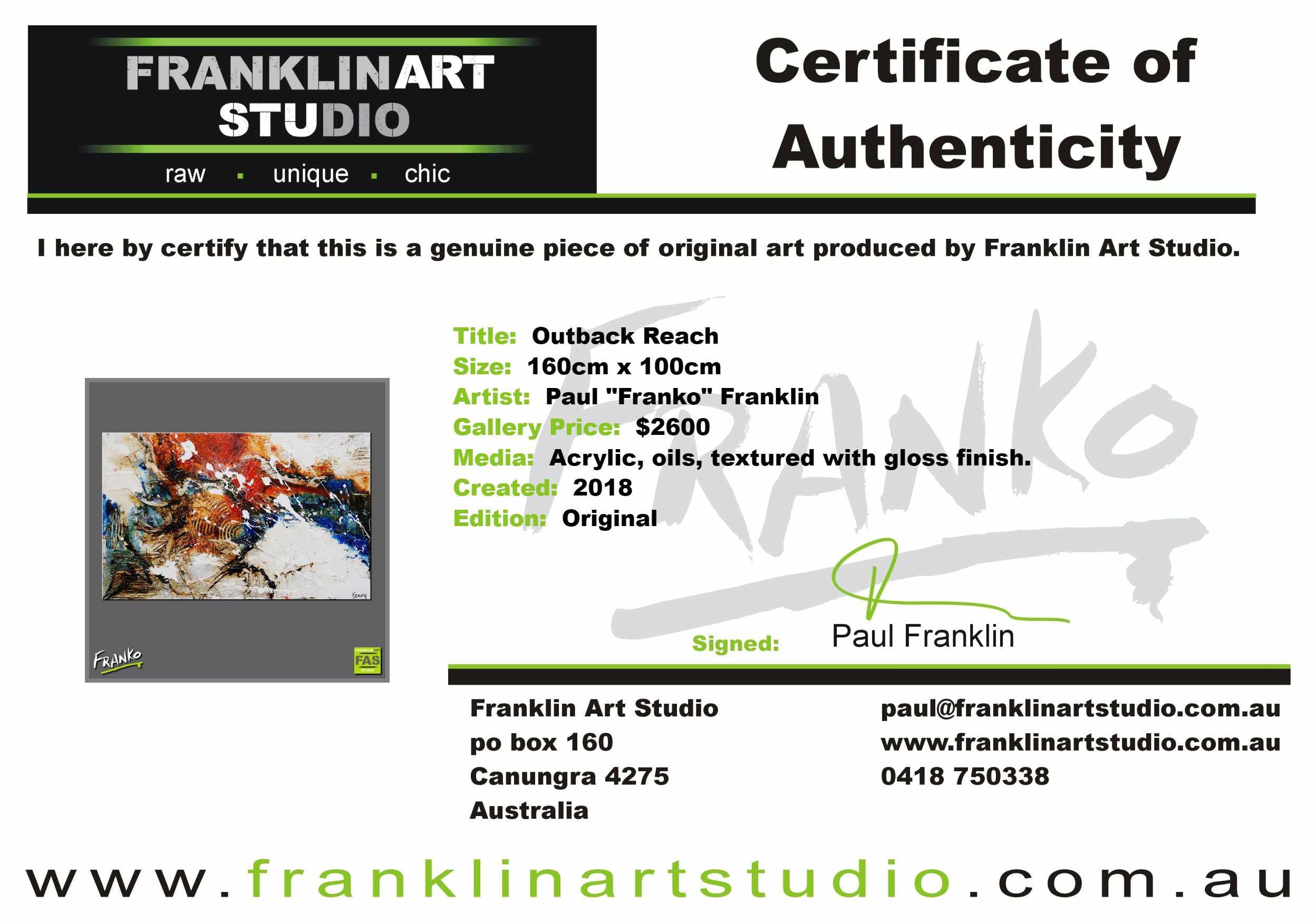 Outback Reach 160cm x 100cm White Orange Blue Abstract Painting (SOLD)-Abstract-[Franko_Artist]-[The_Block]-[Dream_Homes]-[ideas]-[Grand_Designs]-[Art_Lover]-Franklin Art Studio