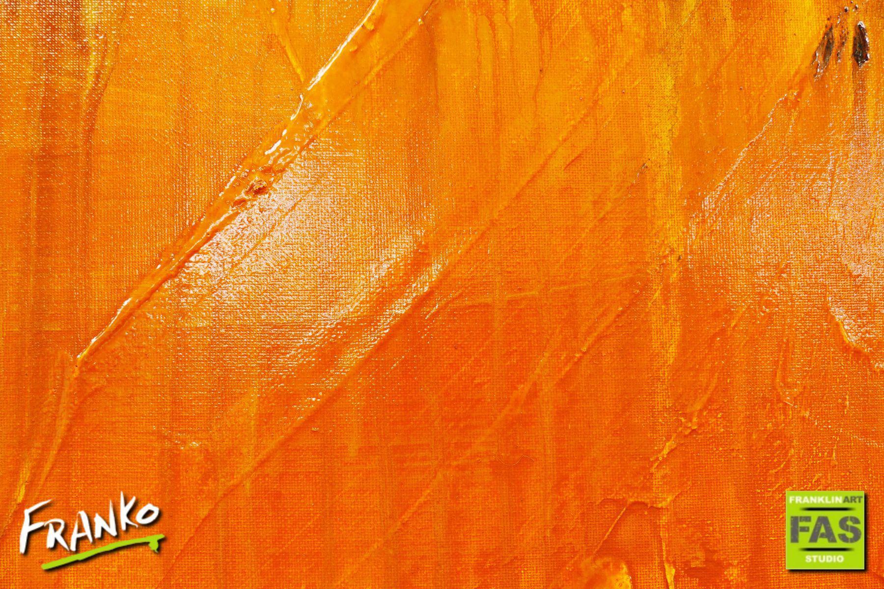 Outback Scape 160cm x 60cm Blue Orange Abstract Painting (SOLD)