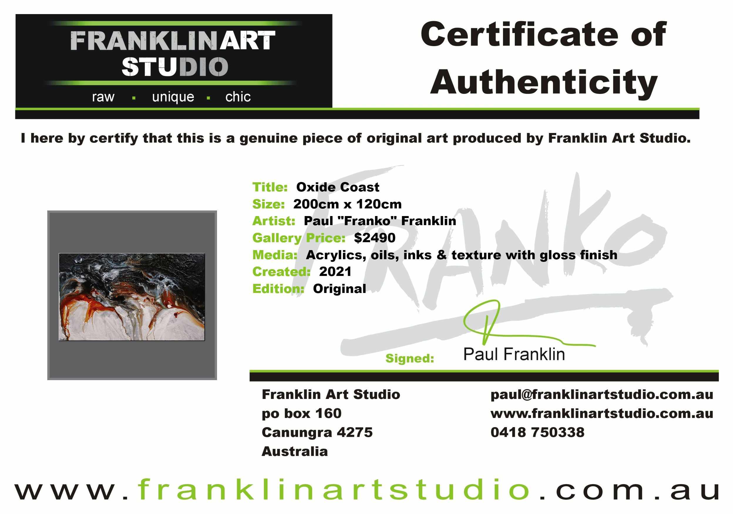 Oxide Coast 200cm x 120cm Black White Oxide Textured Abstract Painting (SOLD)-Abstract-[Franko_Artist]-[The_Block]-[Dream_Homes]-[ideas]-[Grand_Designs]-[Art_Lover]-Franklin Art Studio
